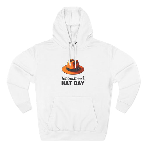 Fleece Hoodie for International Hat Day Celebration