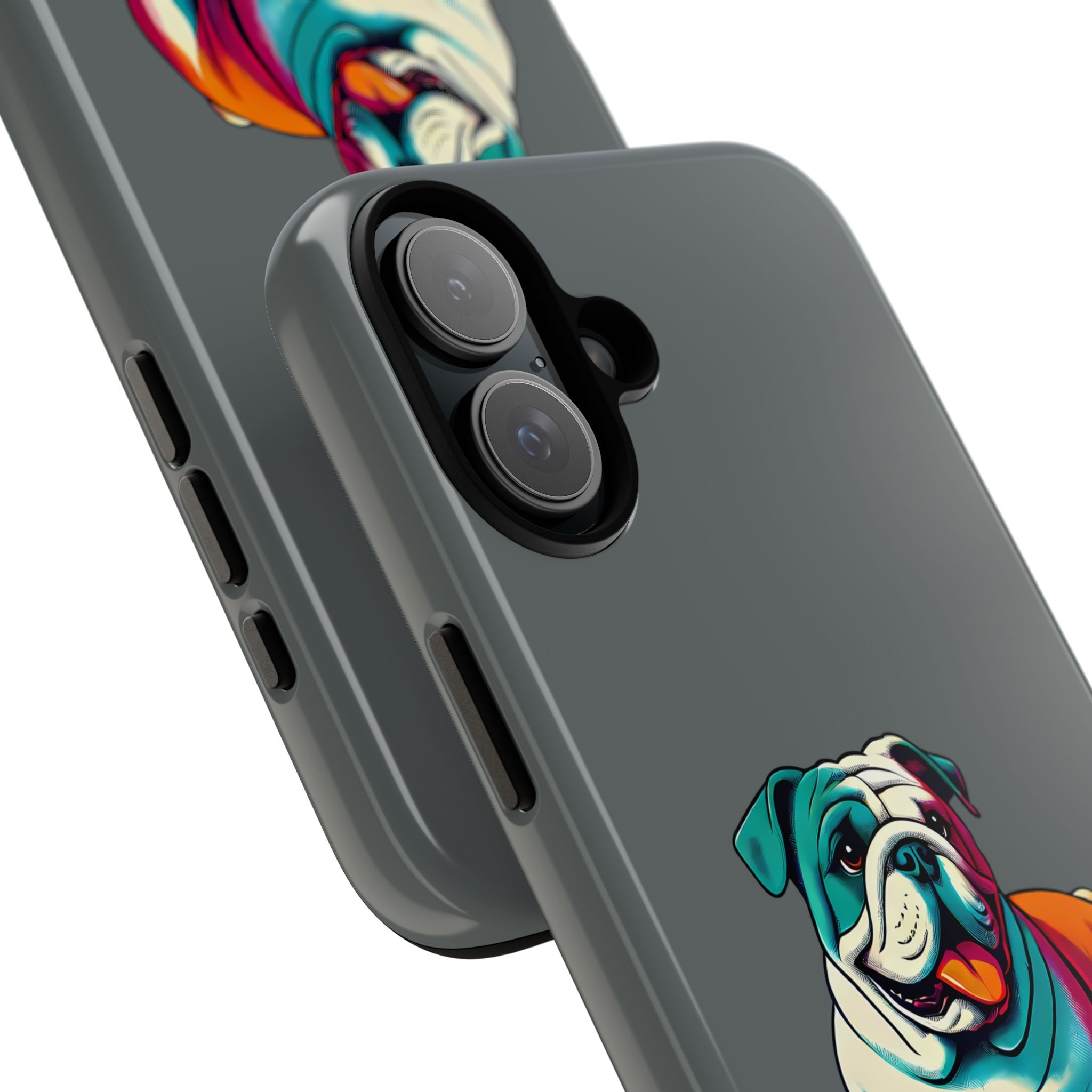 national pet day skateboard bulldog phone case for dog lovers