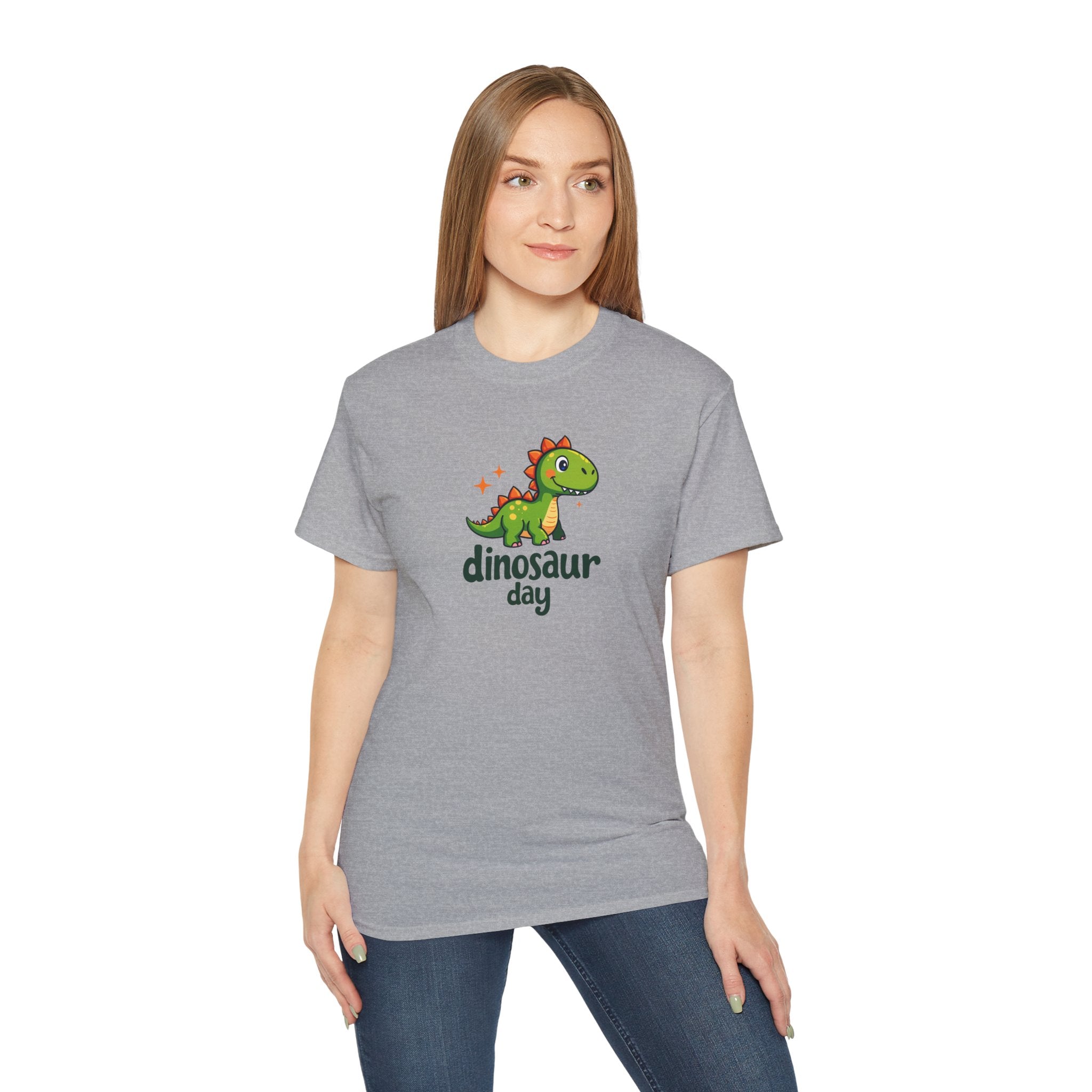 Dinosaur Day Tee - Unisex Cotton T-Shirt for Kids and Adults