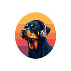 Headphones Stickers - Rottweiler Kiss-Cut, Waterproof & Fast Shipping