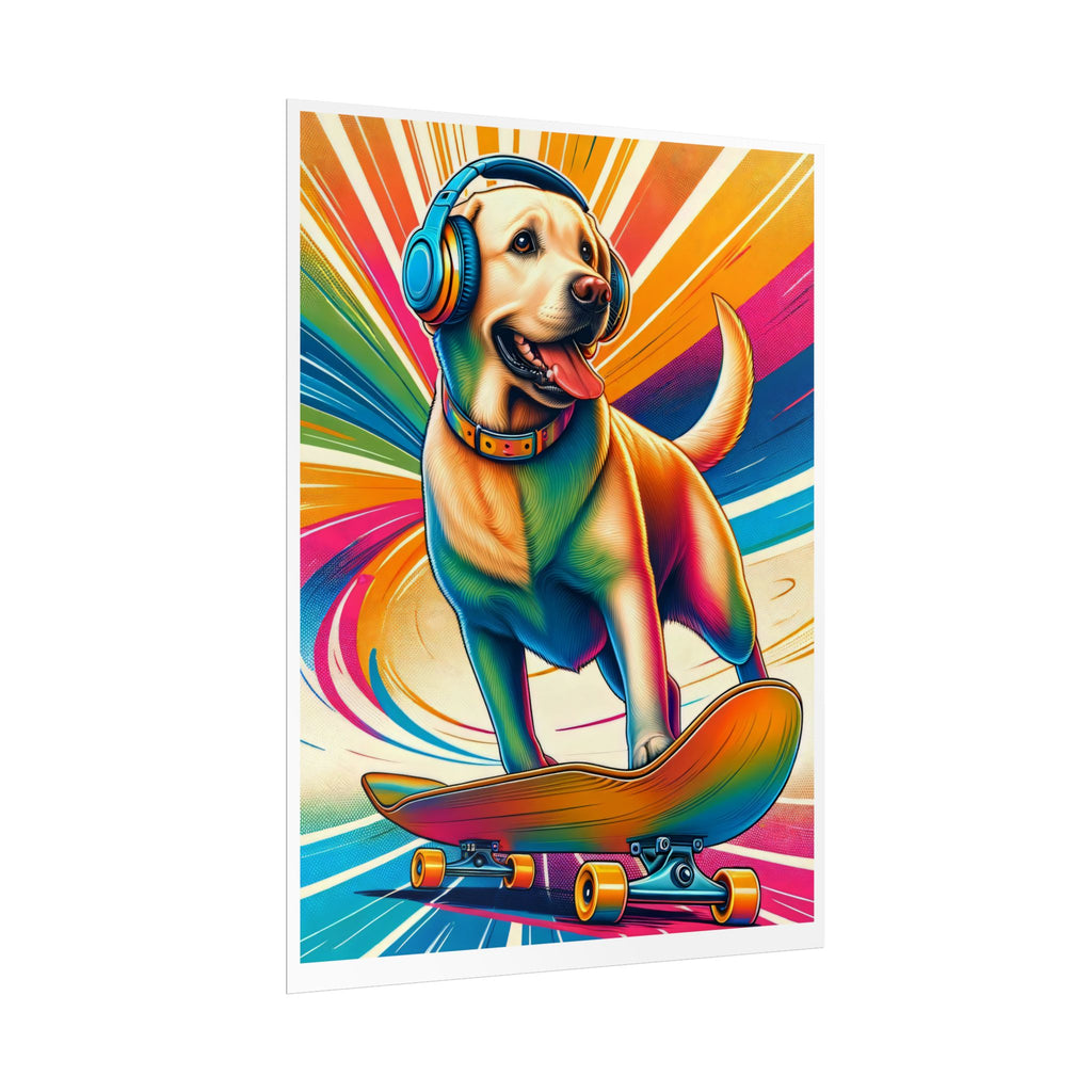 ational pet day dog poster - labrador retriever wall art for pet lovers