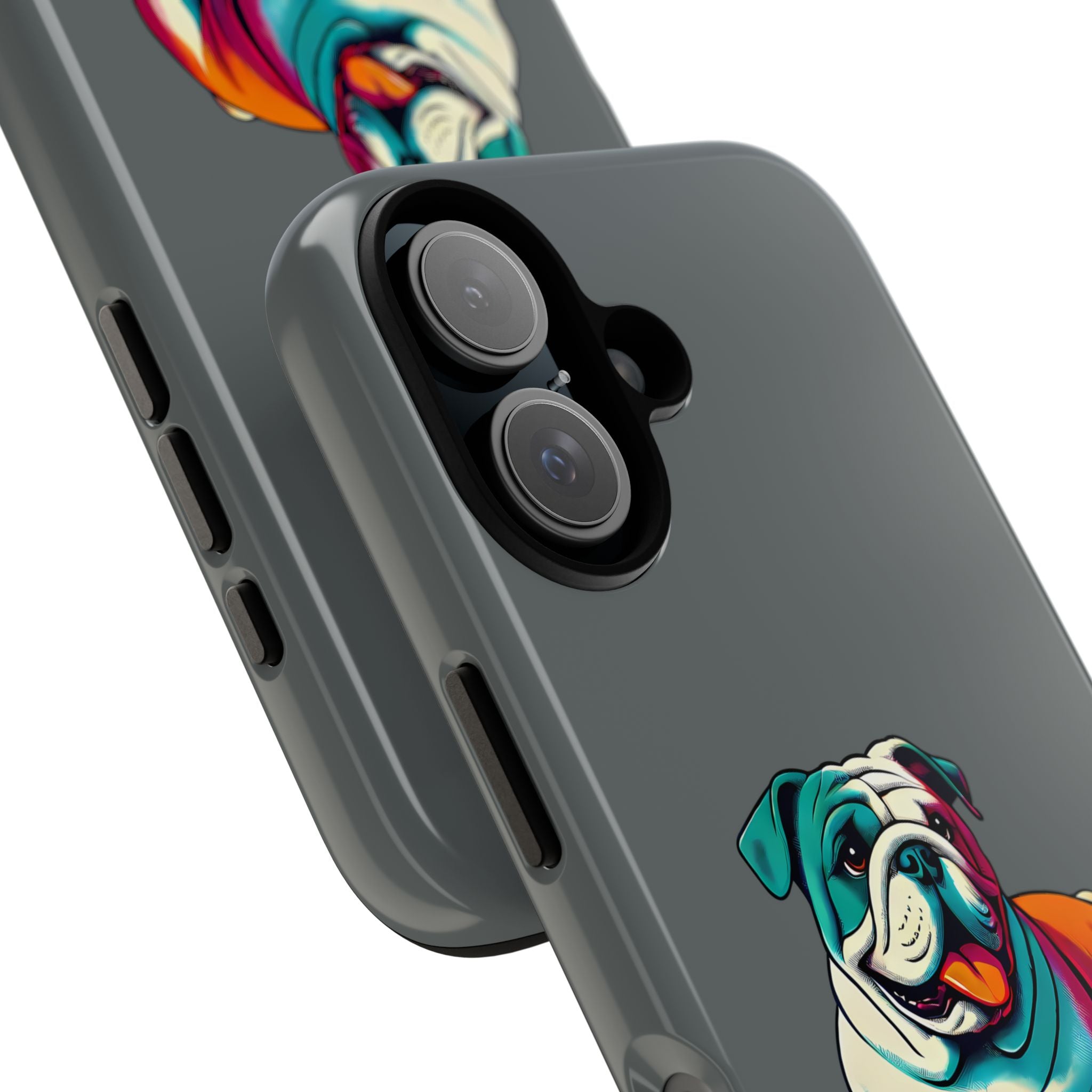 national pet day skateboard bulldog phone case for dog lovers