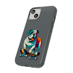 national pet day skateboard bulldog phone case for dog lovers