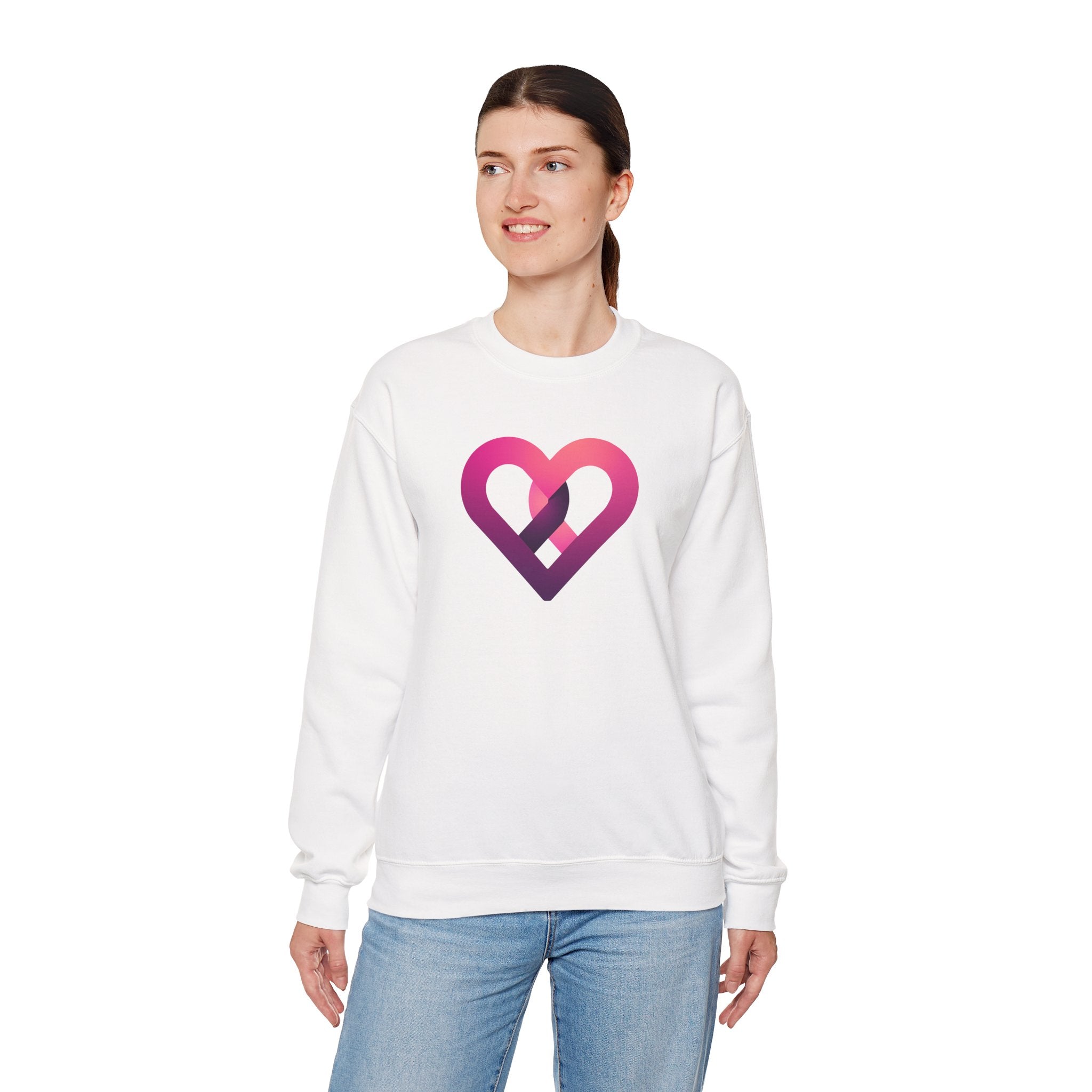 Colorful Heart Sweatshirt - Unisex Love Fashion