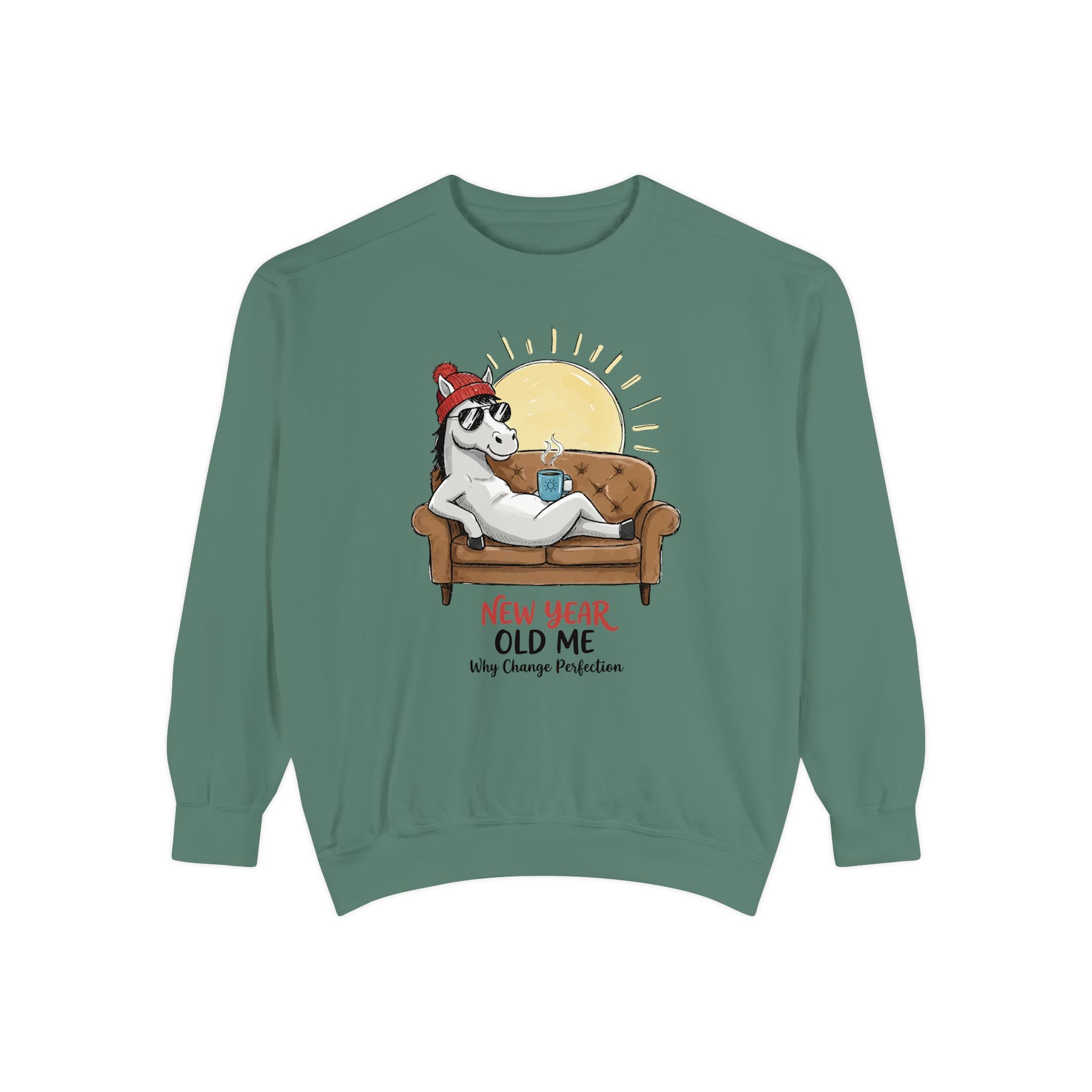 Cute Pony Sweatshirt - Garment-Dyed Vintage Comfort