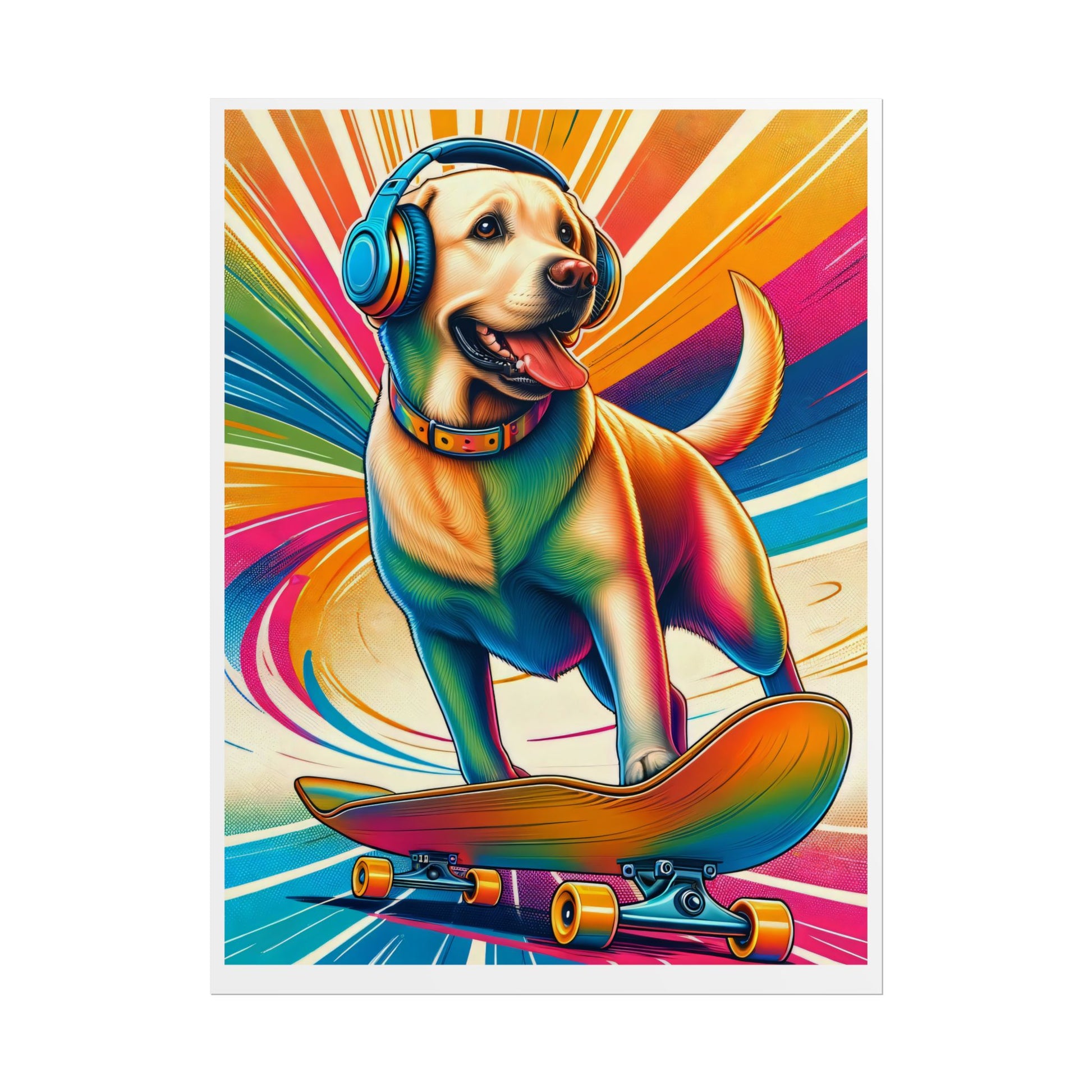 ational pet day dog poster - labrador retriever wall art for pet lovers