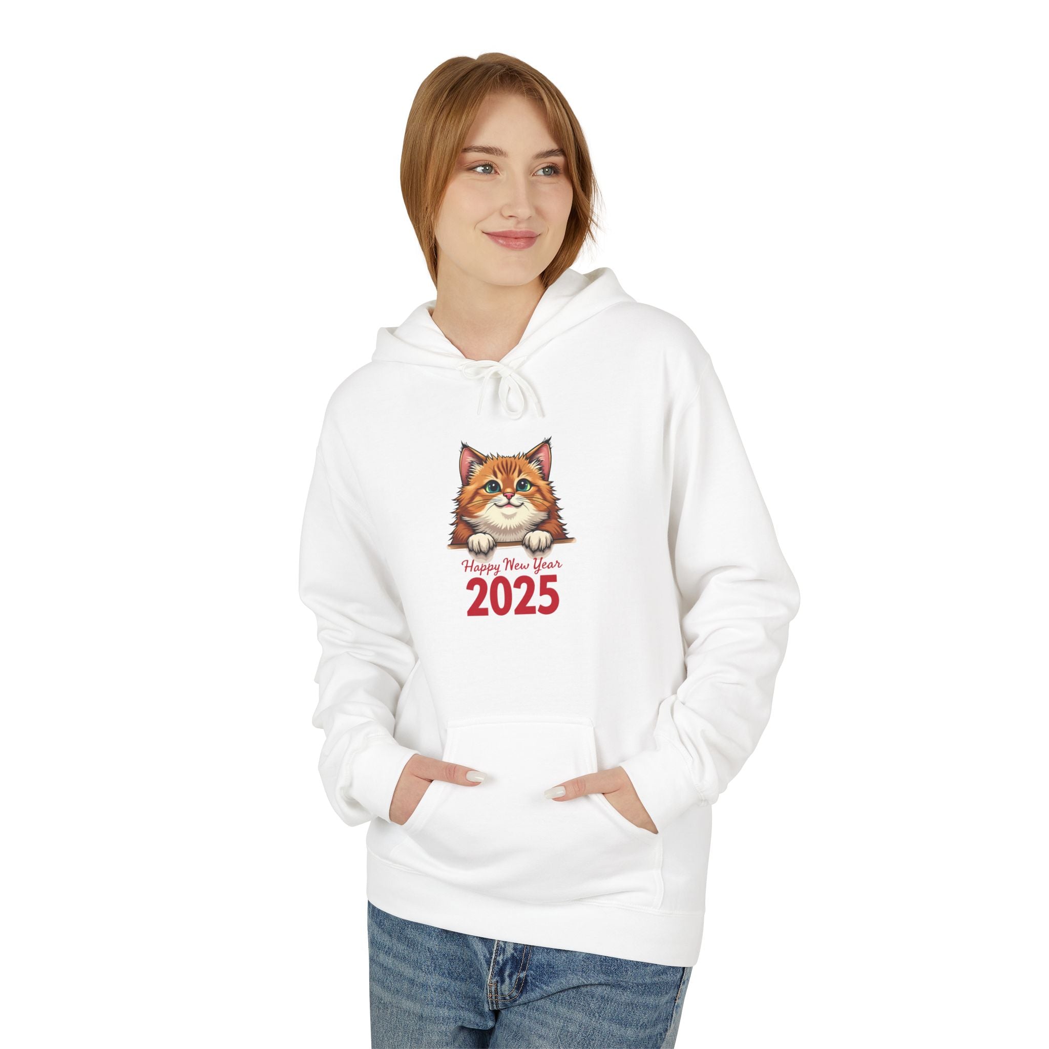 Cute Cat Lover Hoodie - Cozy Pullover for Cat Moms