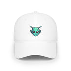 World UFO Day Baseball Caps | Alien Peace Sign Design for Sci-Fi Fans