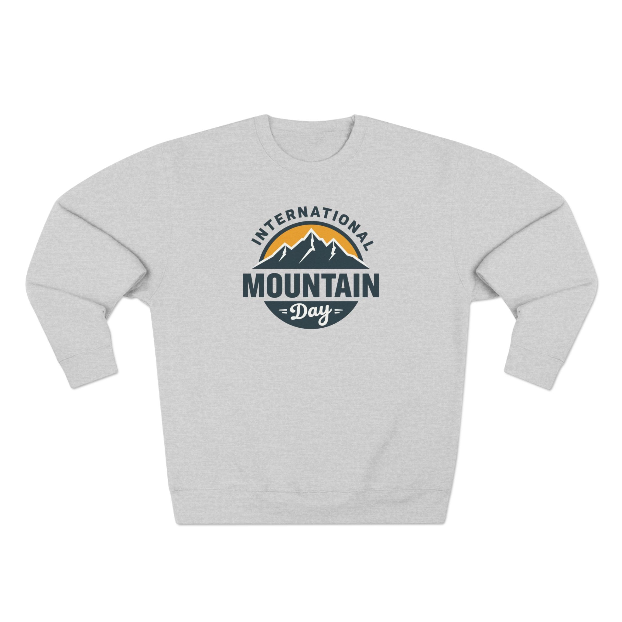International Mountain Day Crewneck Sweatshirt - Cozy Sweater for Nature Lovers