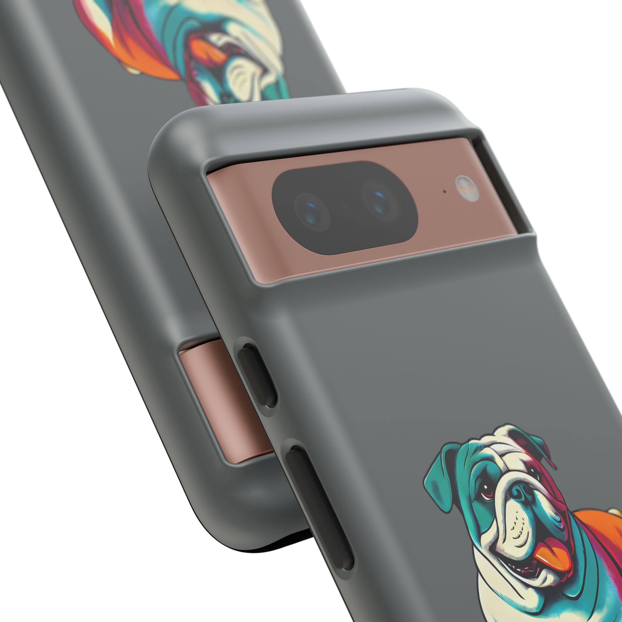 national pet day skateboard bulldog phone case for dog lovers