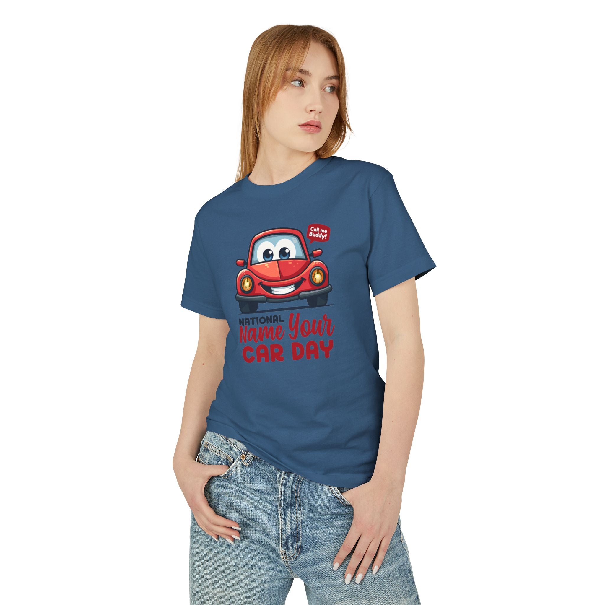 Cotton Car Enthusiast Tee - National Name Your Car Day Unisex Shirt