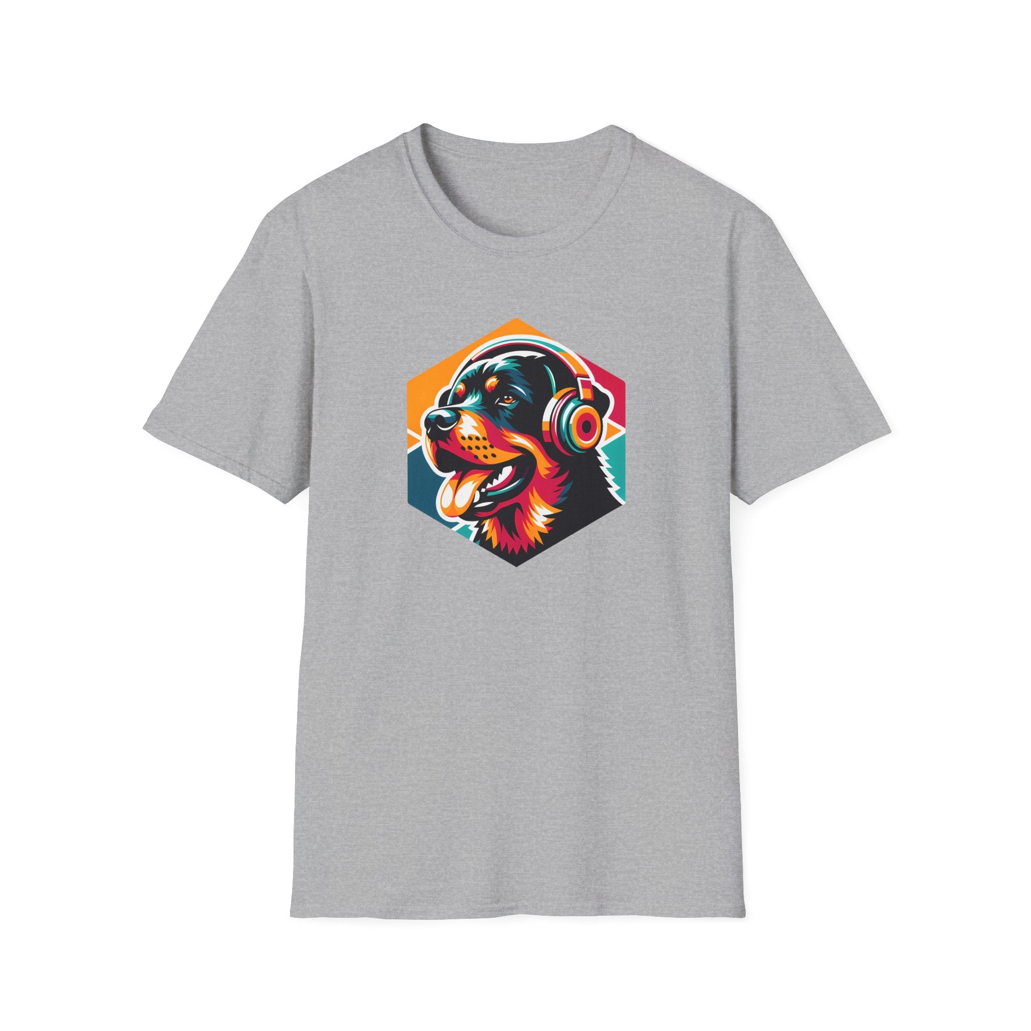 Love Your Pet Day T-Shirt - Rottweiler Headphones Gift for Dog Lovers