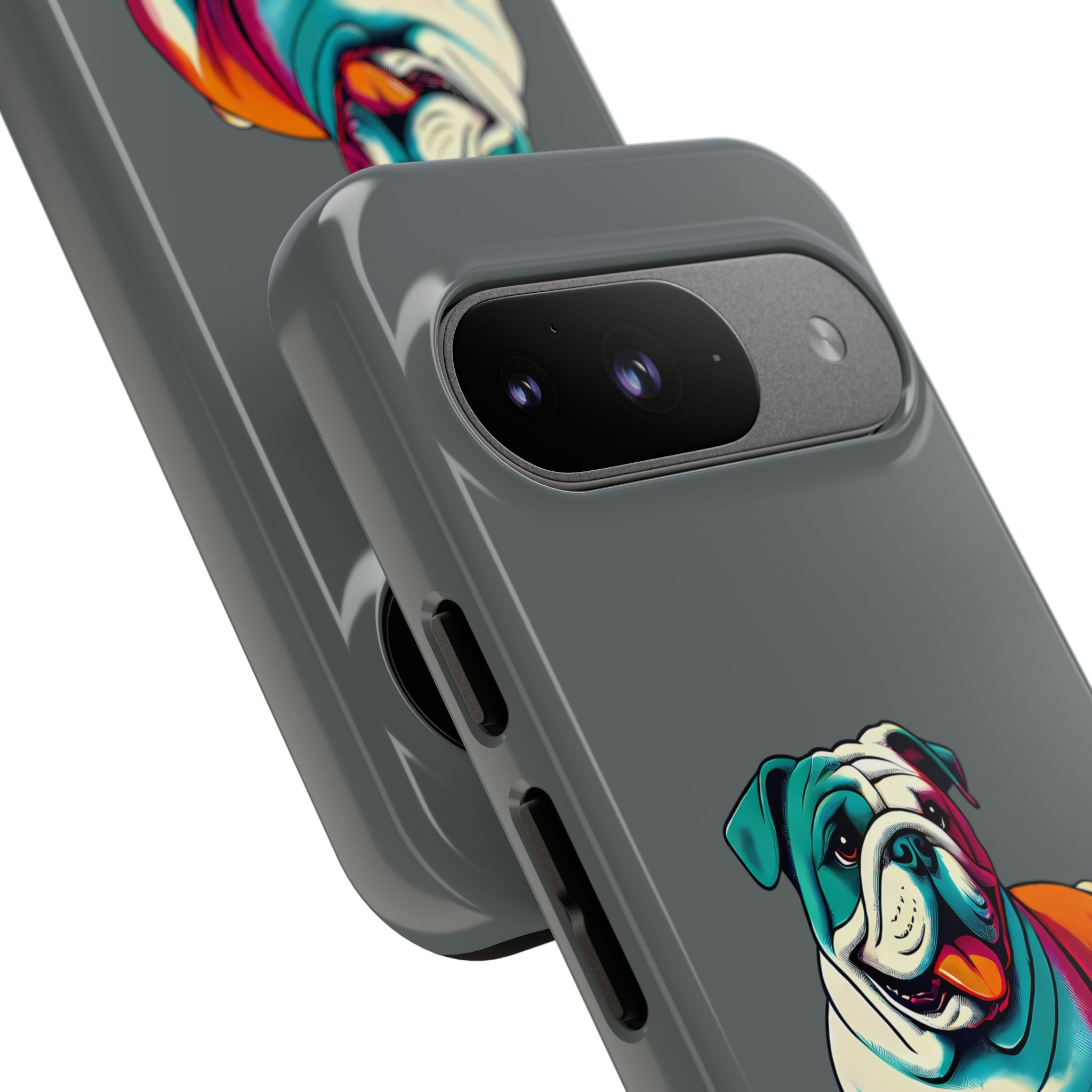national pet day skateboard bulldog phone case for dog lovers