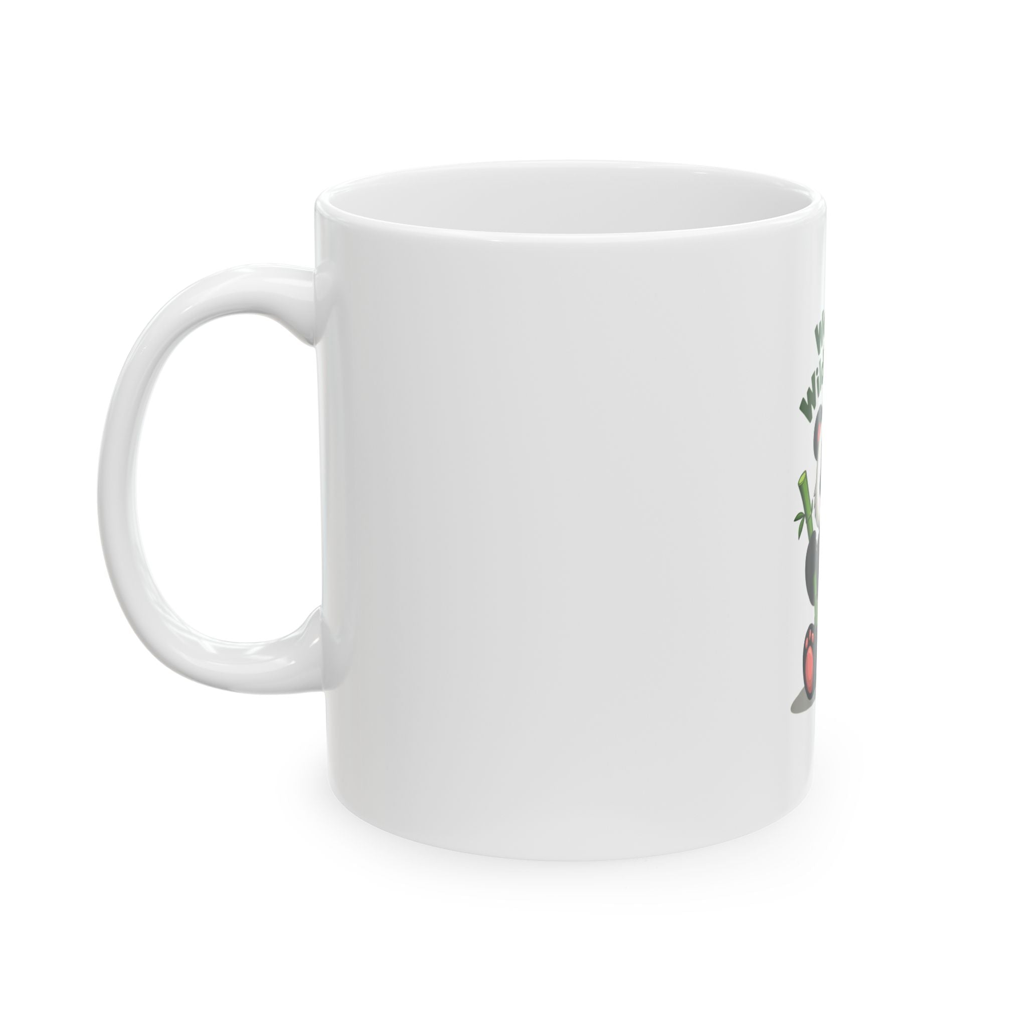 world wildlife day panda mug - gift for animal lovers ceramic cup