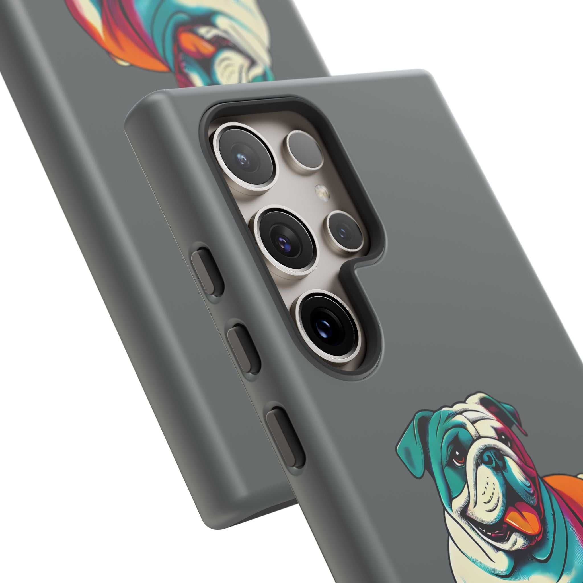 national pet day skateboard bulldog phone case for dog lovers