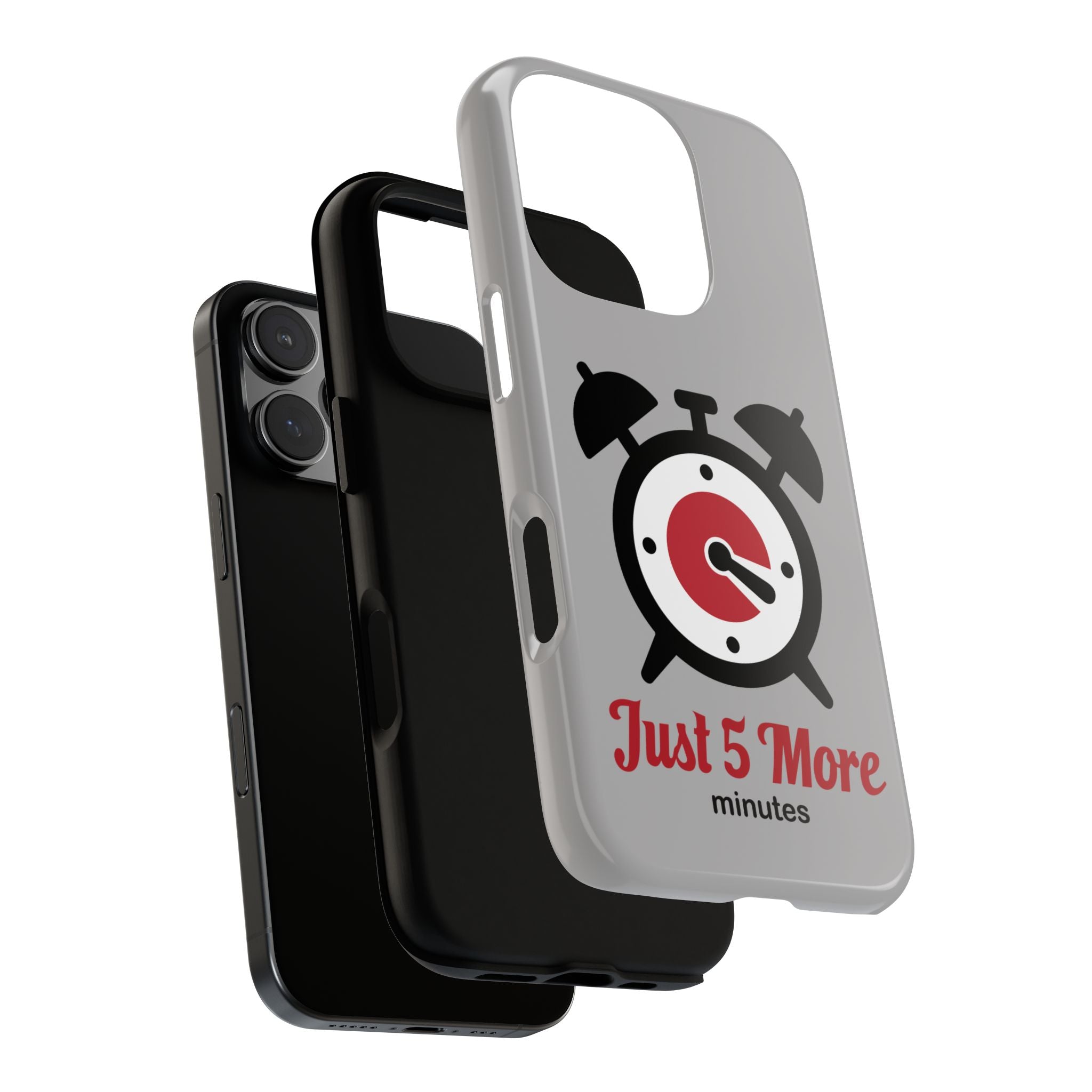 world sleep day iPhone 16 case - "5 more minutes" funny gift