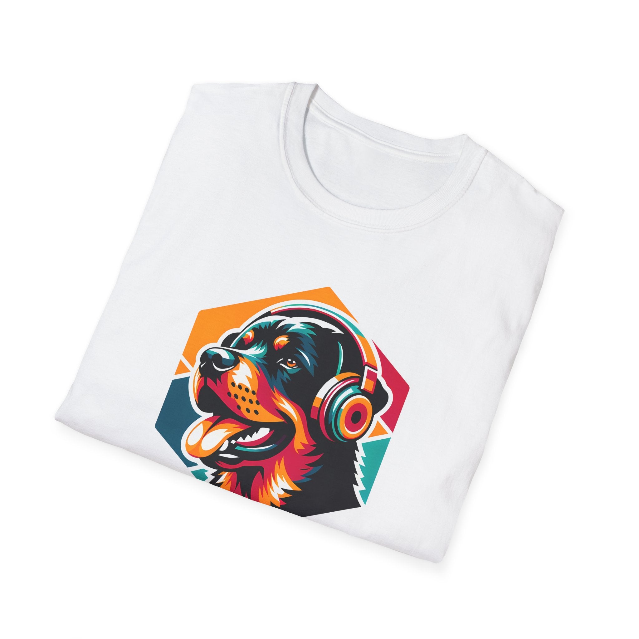 Love Your Pet Day T-Shirt - Rottweiler Headphones Gift for Dog Lovers