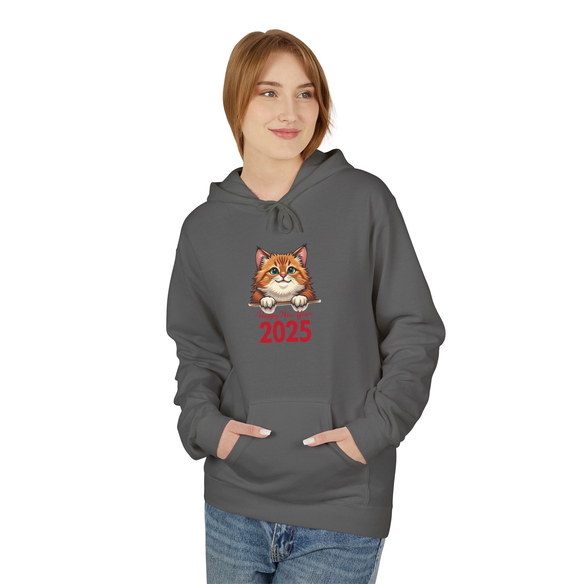 Cute Cat Lover Hoodie - Cozy Pullover for Cat Moms