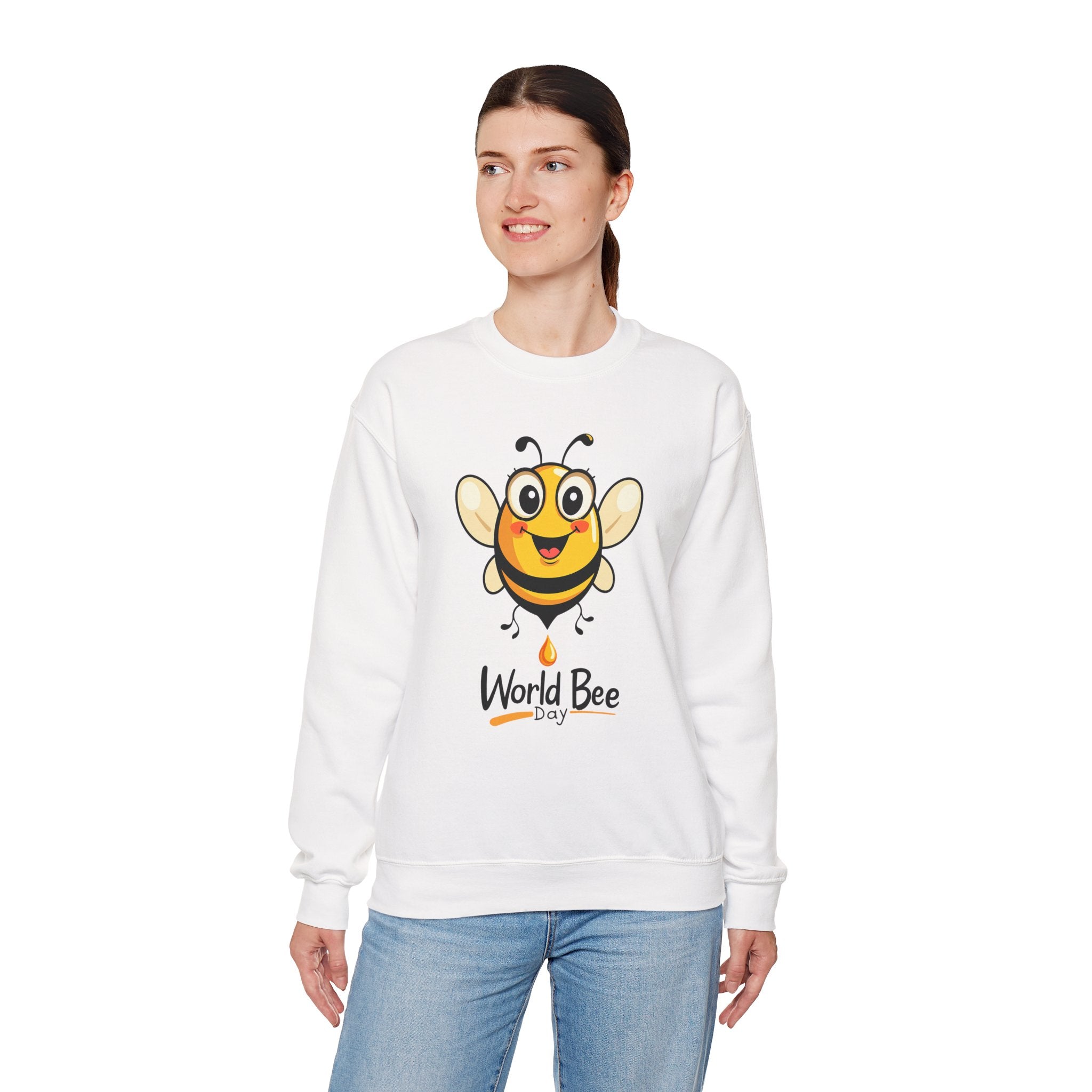 World Bee Day Sweatshirt - Cute Bee Design Save the Bees Gift