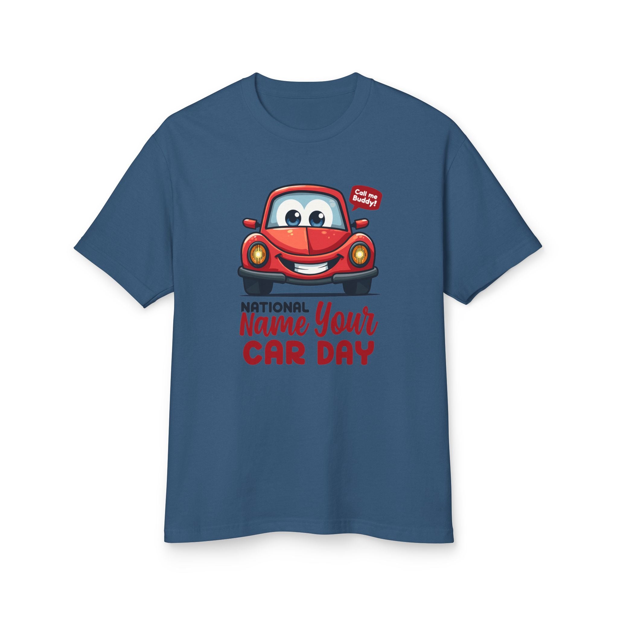 Cotton Car Enthusiast Tee - National Name Your Car Day Unisex Shirt