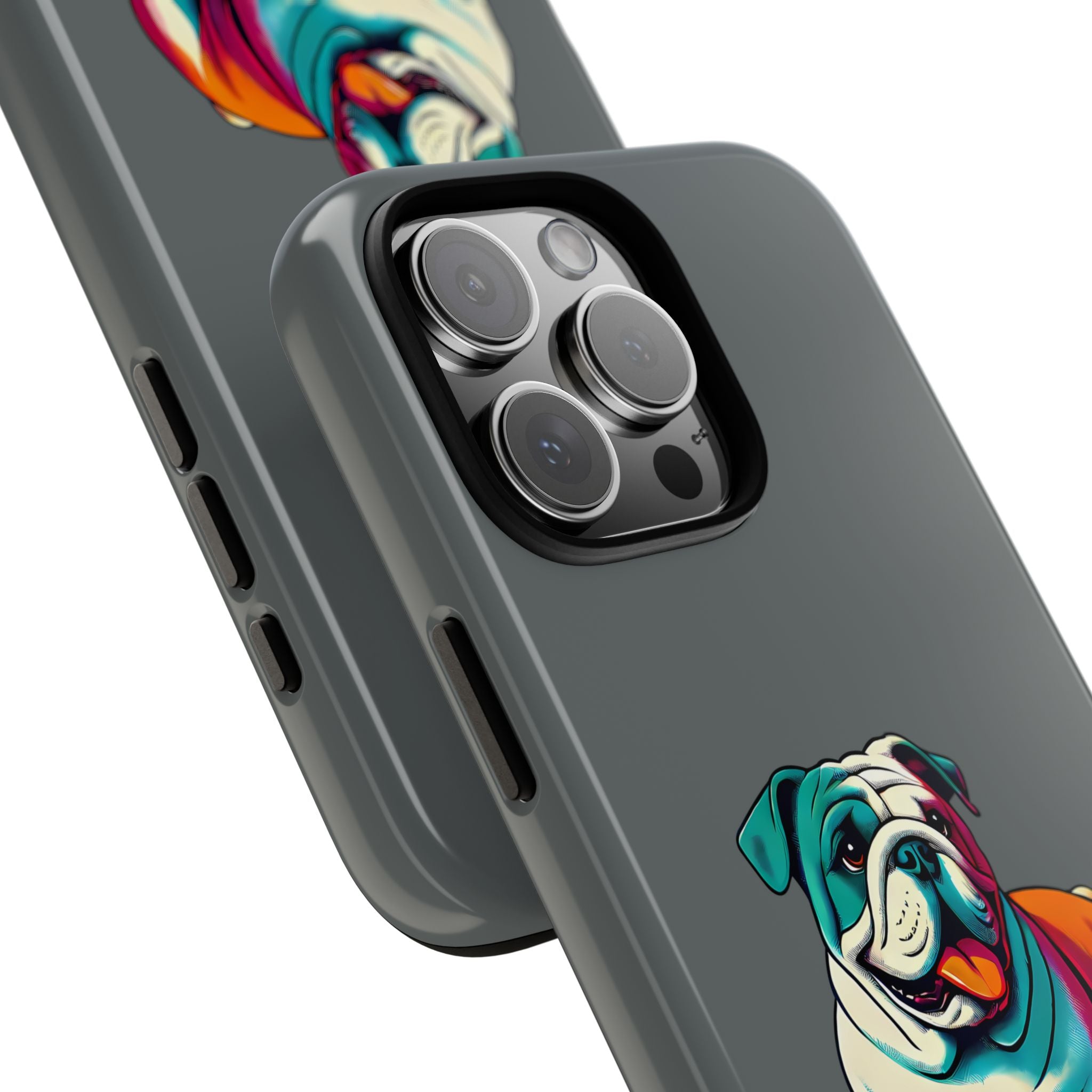 national pet day skateboard bulldog phone case for dog lovers