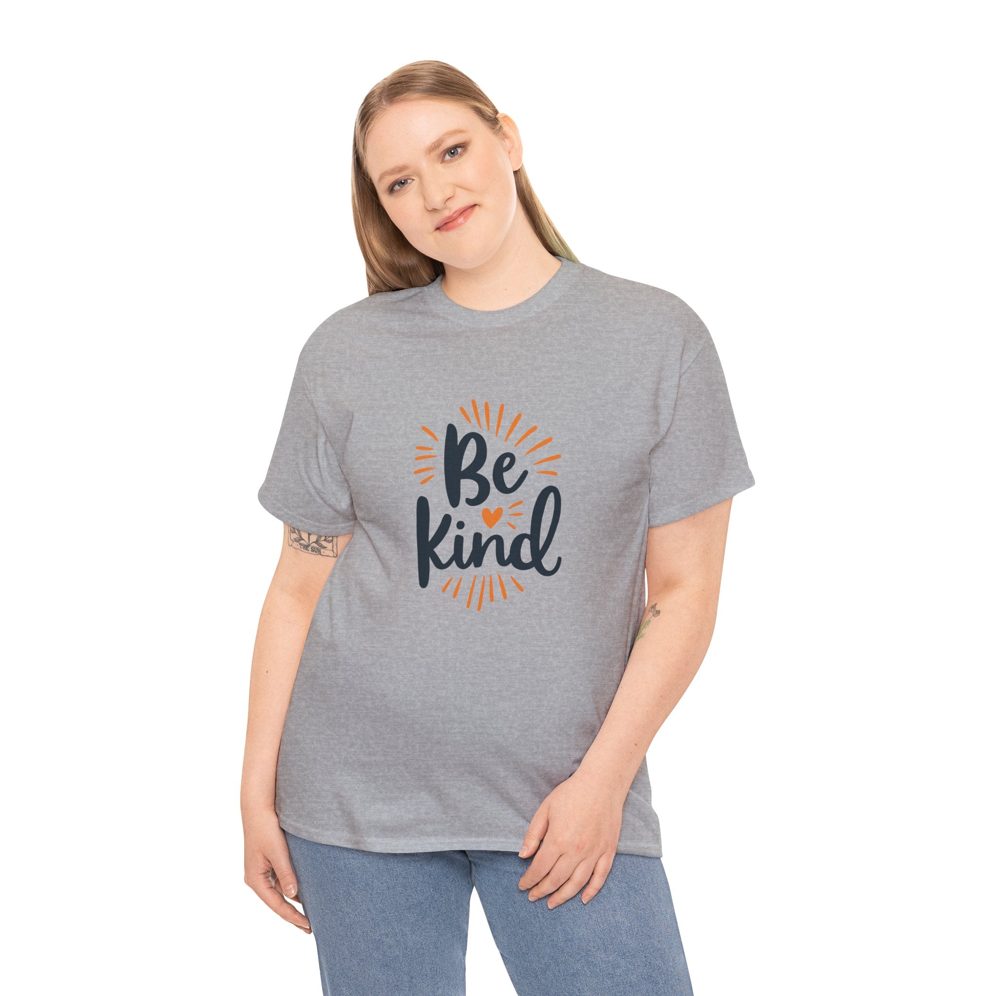 Be Kind T-Shirt - Bold Hand Lettered Inspirational Design