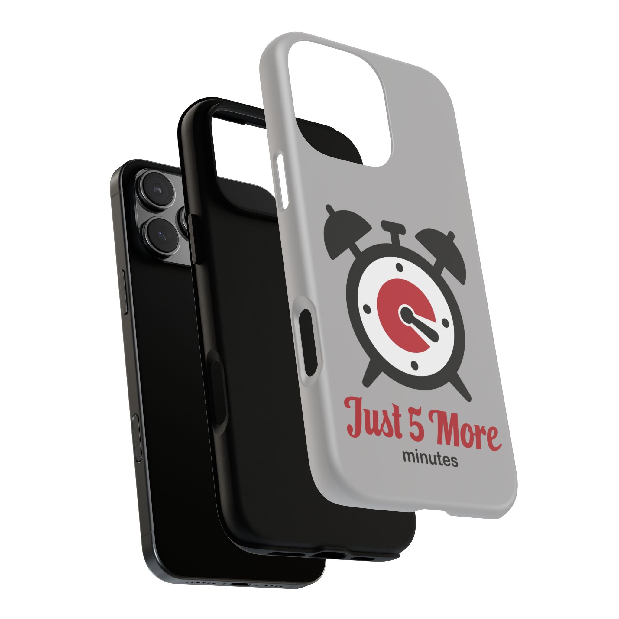 world sleep day iPhone 16 case - "5 more minutes" funny gift