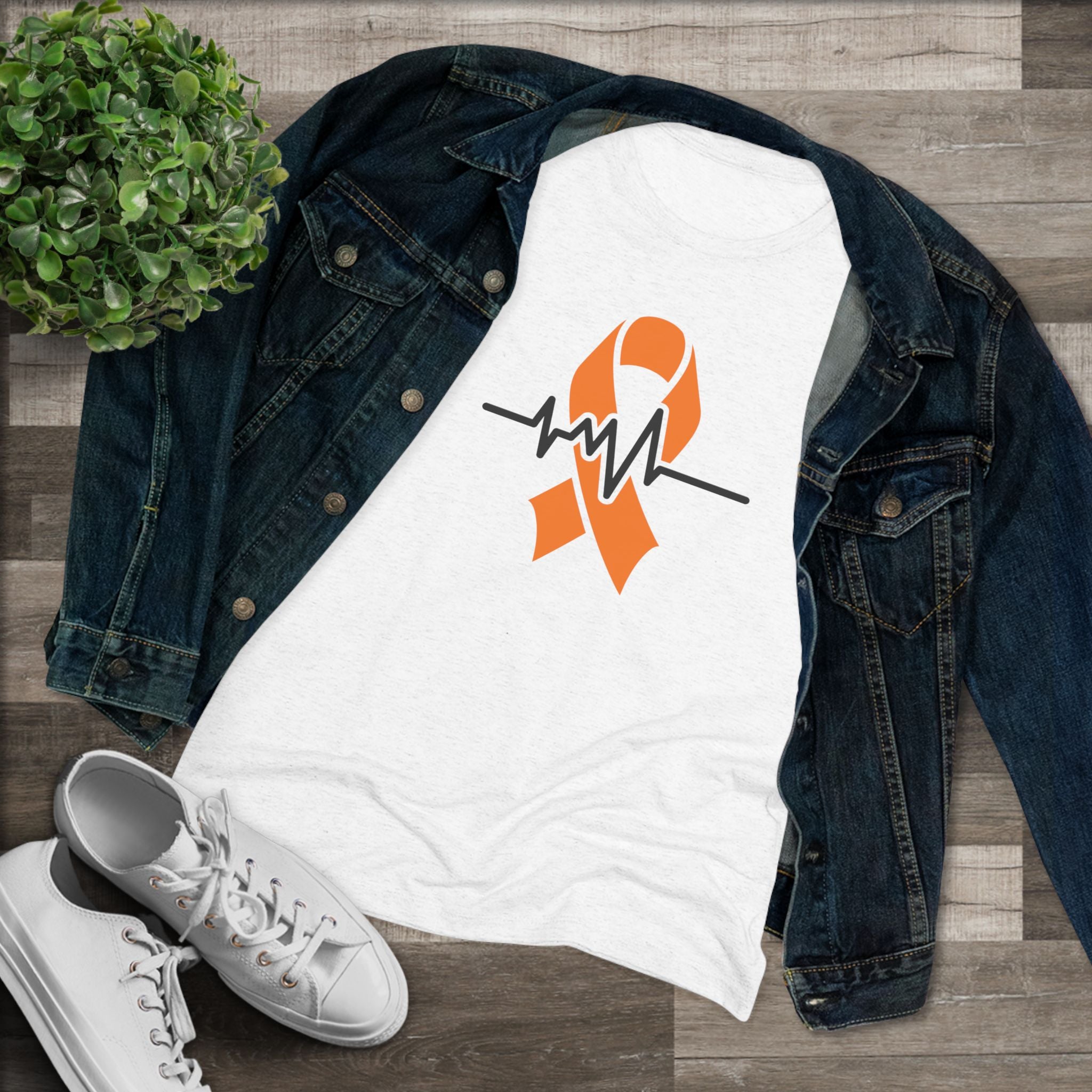 self harm awareness day women's t-shirt - triblend mental health support
