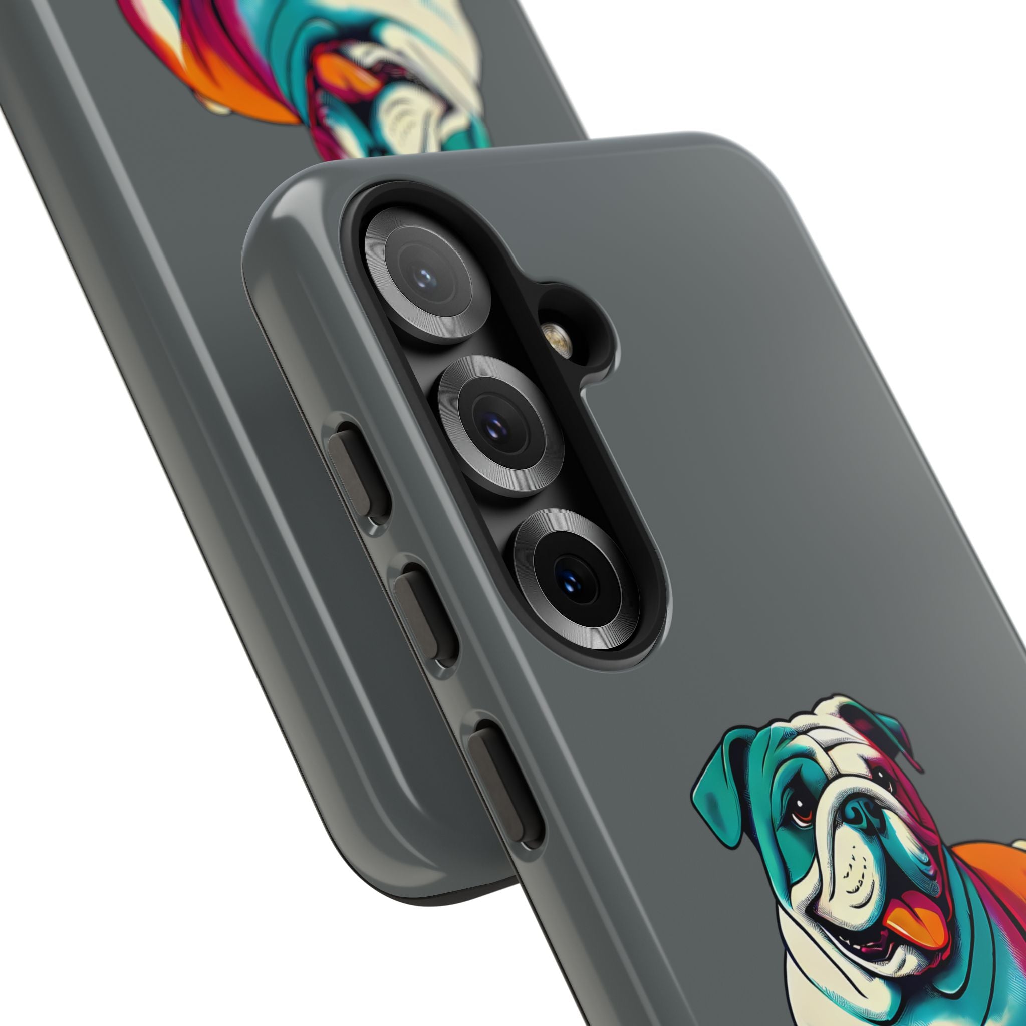 national pet day skateboard bulldog phone case for dog lovers