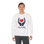 World Health Day Heart Hands Sweatshirt - Wellness Awareness Gifts