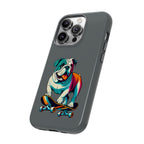 national pet day skateboard bulldog phone case for dog lovers