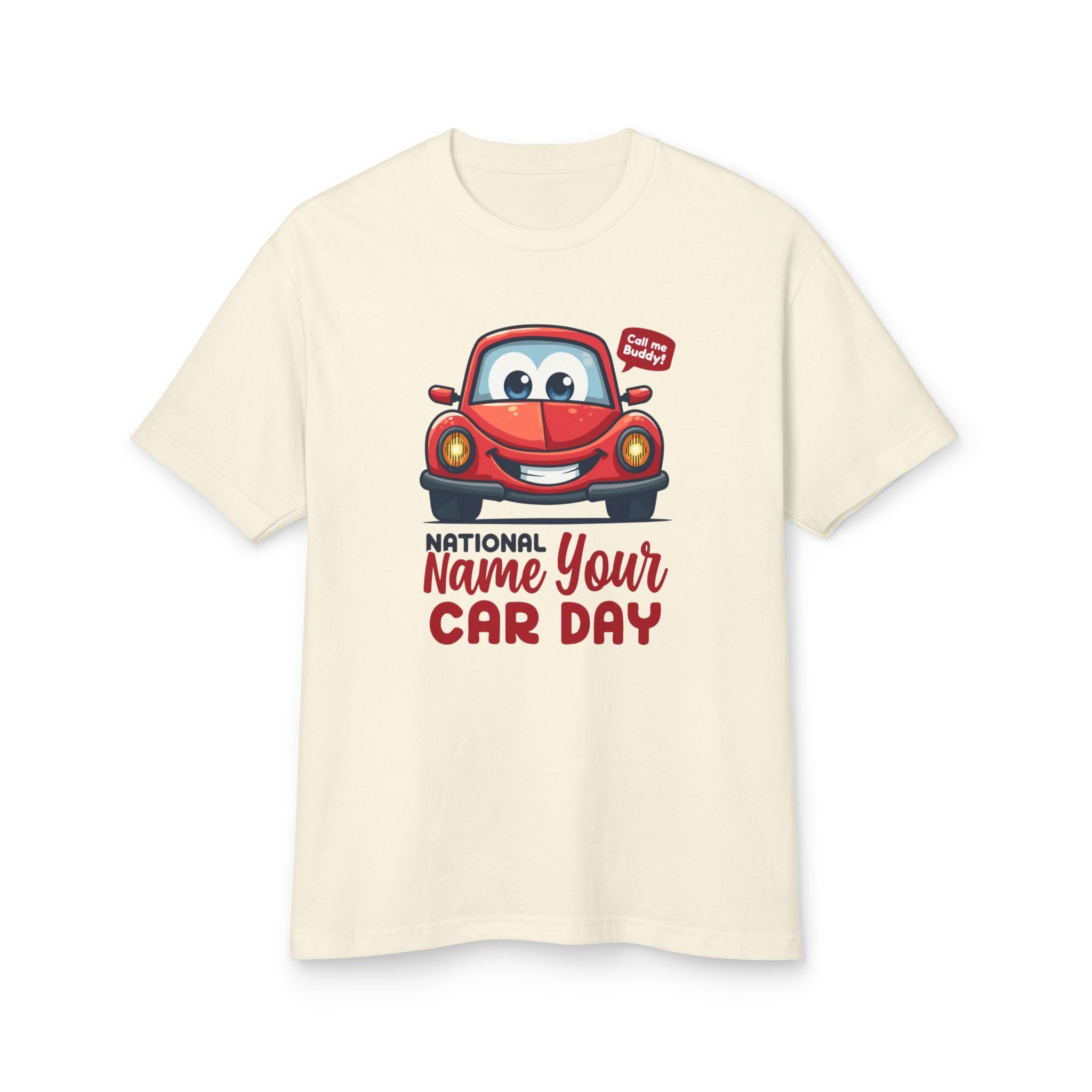 Cotton Car Enthusiast Tee - National Name Your Car Day Unisex Shirt