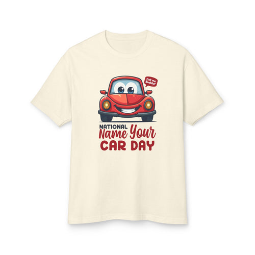 Cotton Car Enthusiast Tee - National Name Your Car Day Unisex Shirt