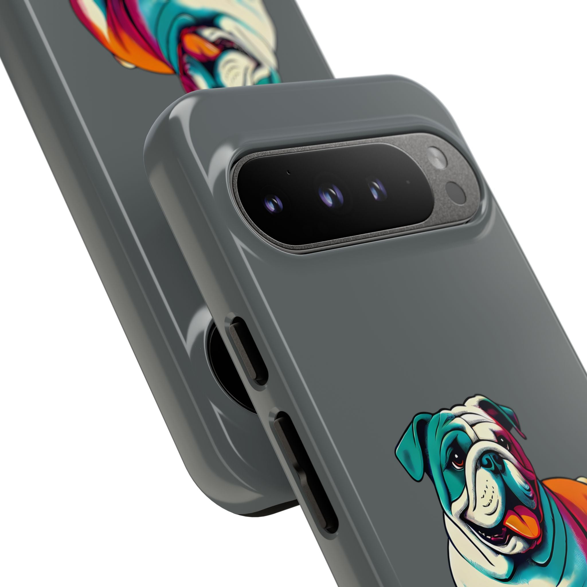 national pet day skateboard bulldog phone case for dog lovers