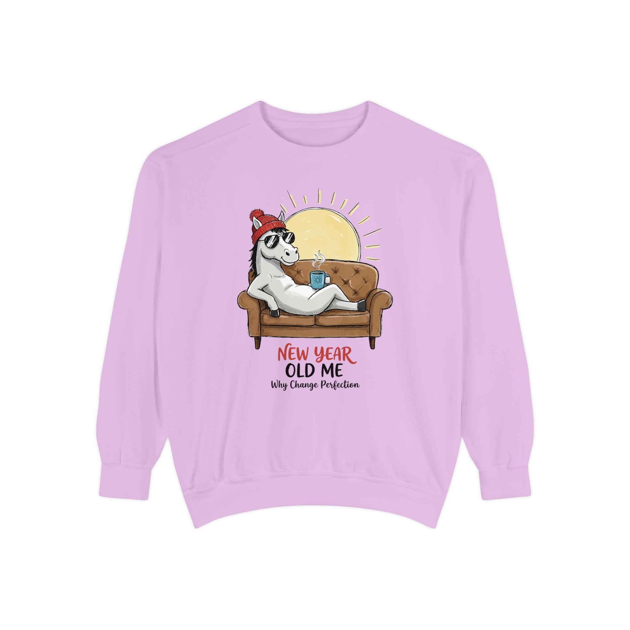 Cute Pony Sweatshirt - Garment-Dyed Vintage Comfort
