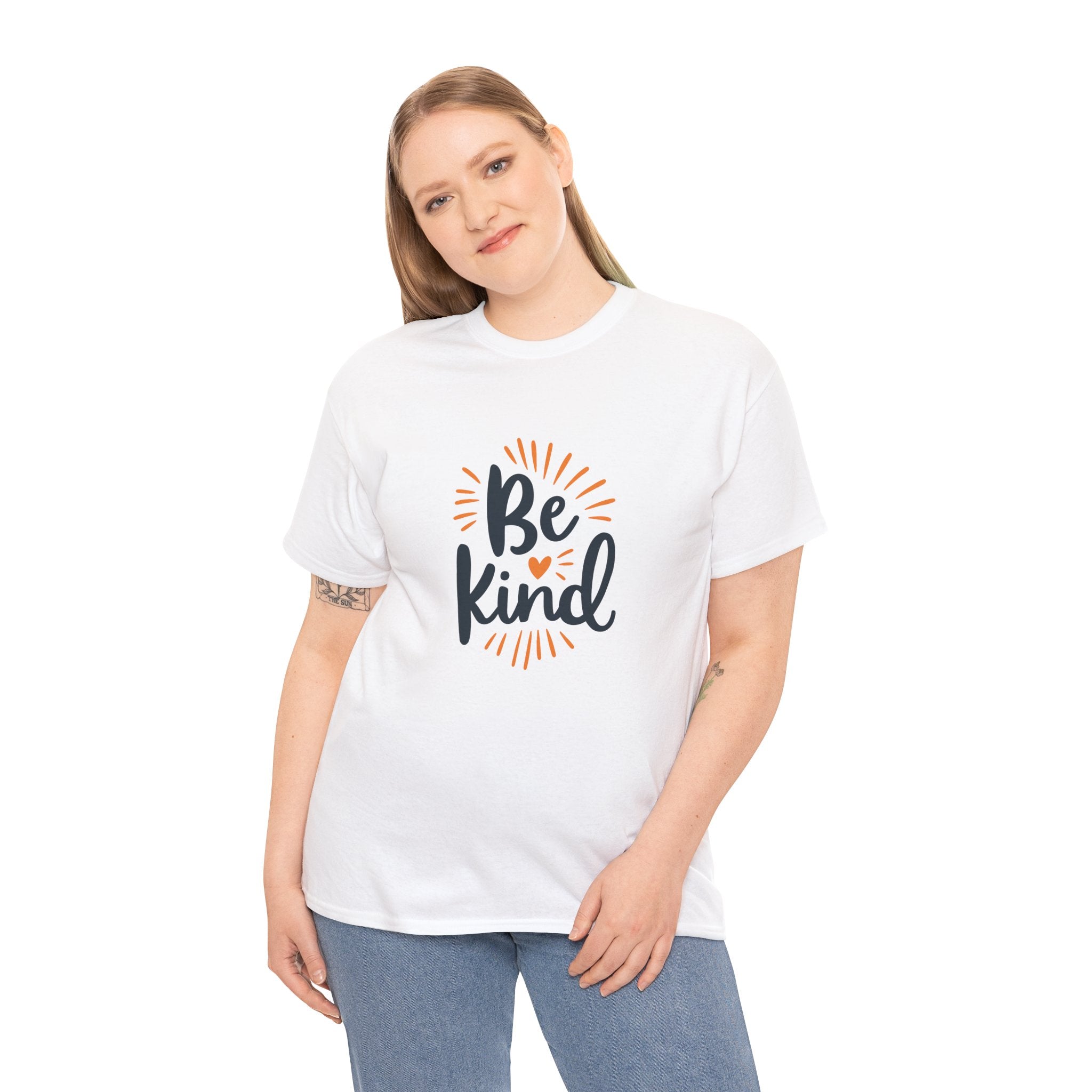 Be Kind T-Shirt - Bold Hand Lettered Inspirational Design