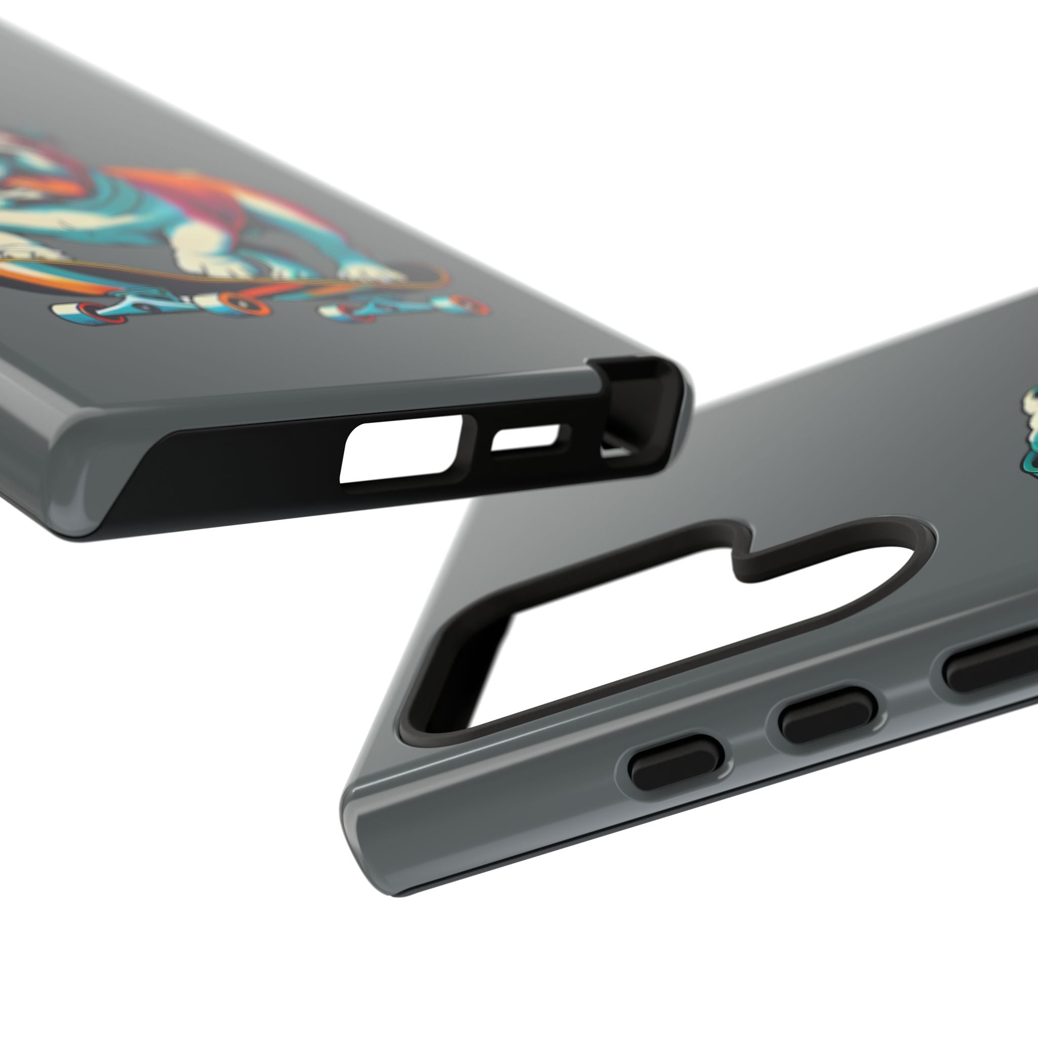 national pet day skateboard bulldog phone case for dog lovers