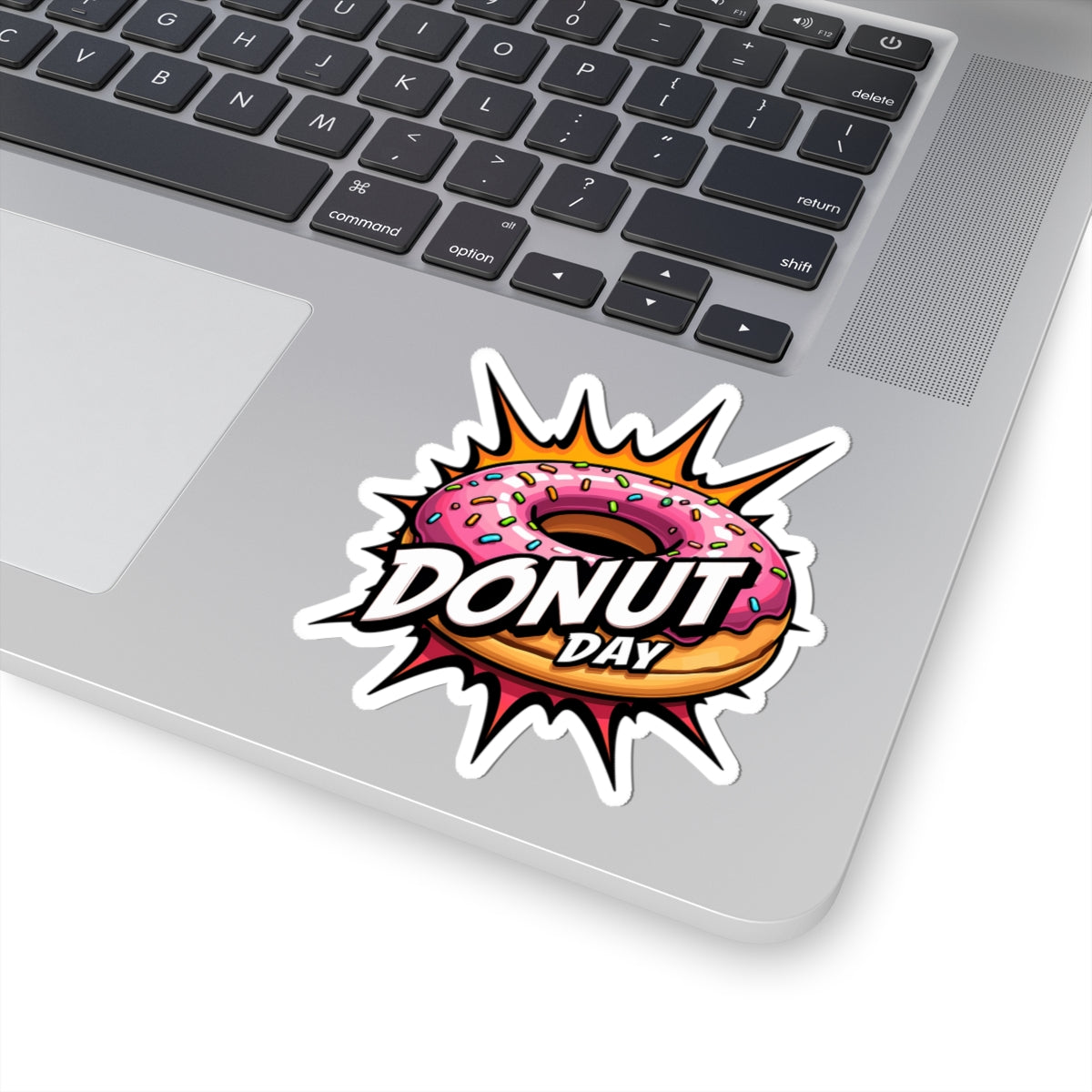 National Donut Day Stickers - Vintage Donut Decals for Coffee Cups & Laptops