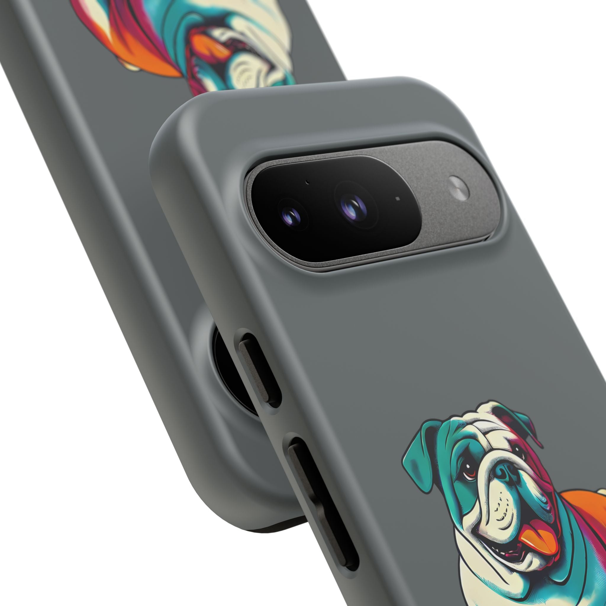 national pet day skateboard bulldog phone case for dog lovers