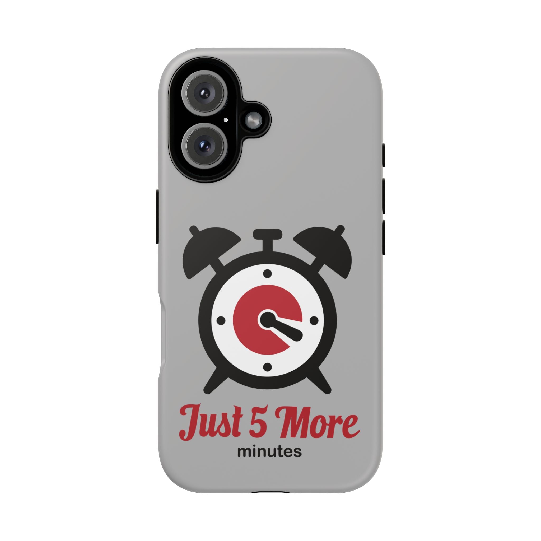 world sleep day iPhone 16 case - "5 more minutes" funny gift