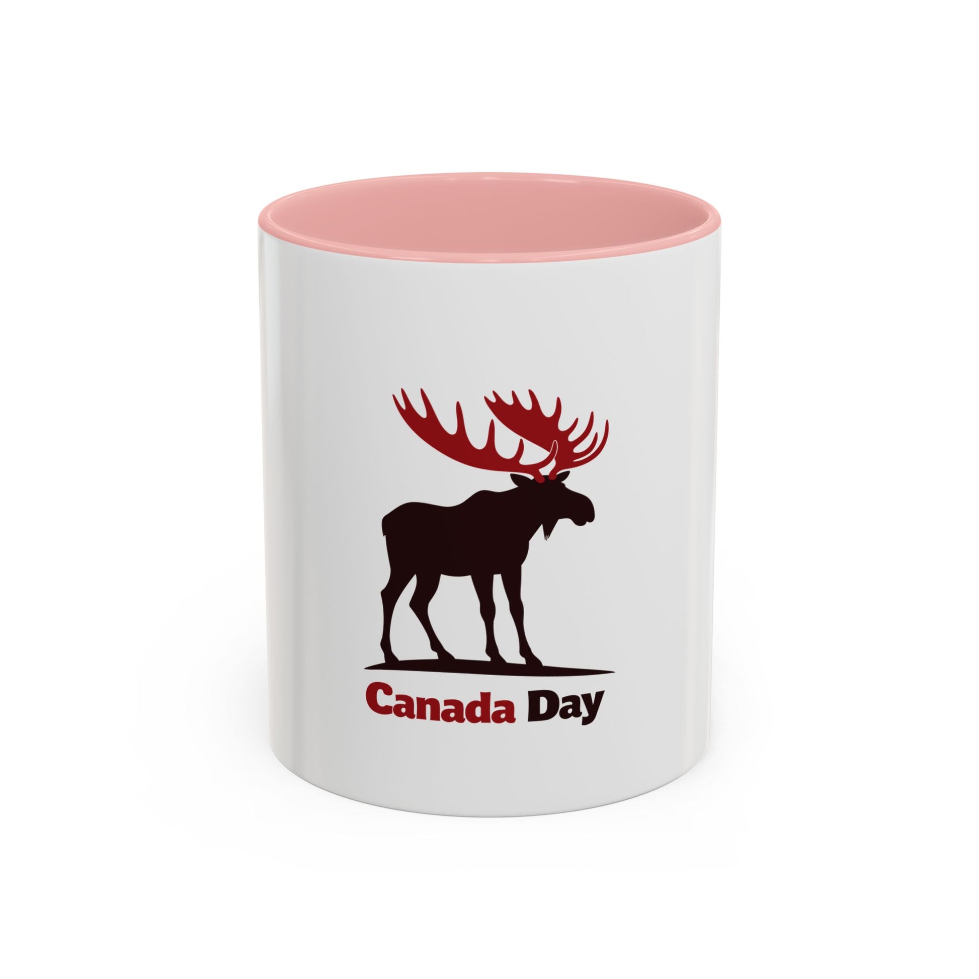 Mug - Canada Day Moose Patriotic Silhouette Design 11oz/15oz Gift for Canadians