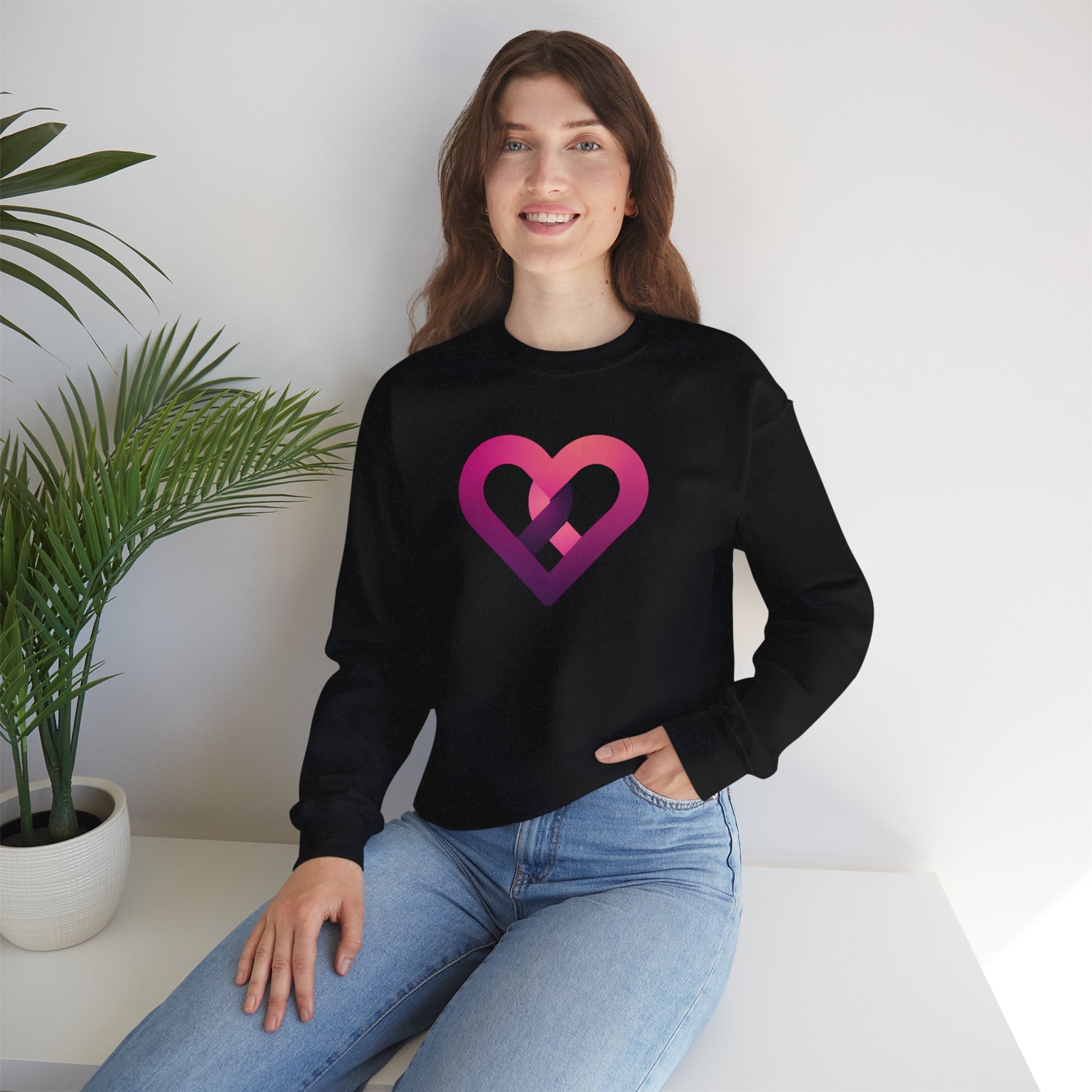 Colorful Heart Sweatshirt - Unisex Love Fashion