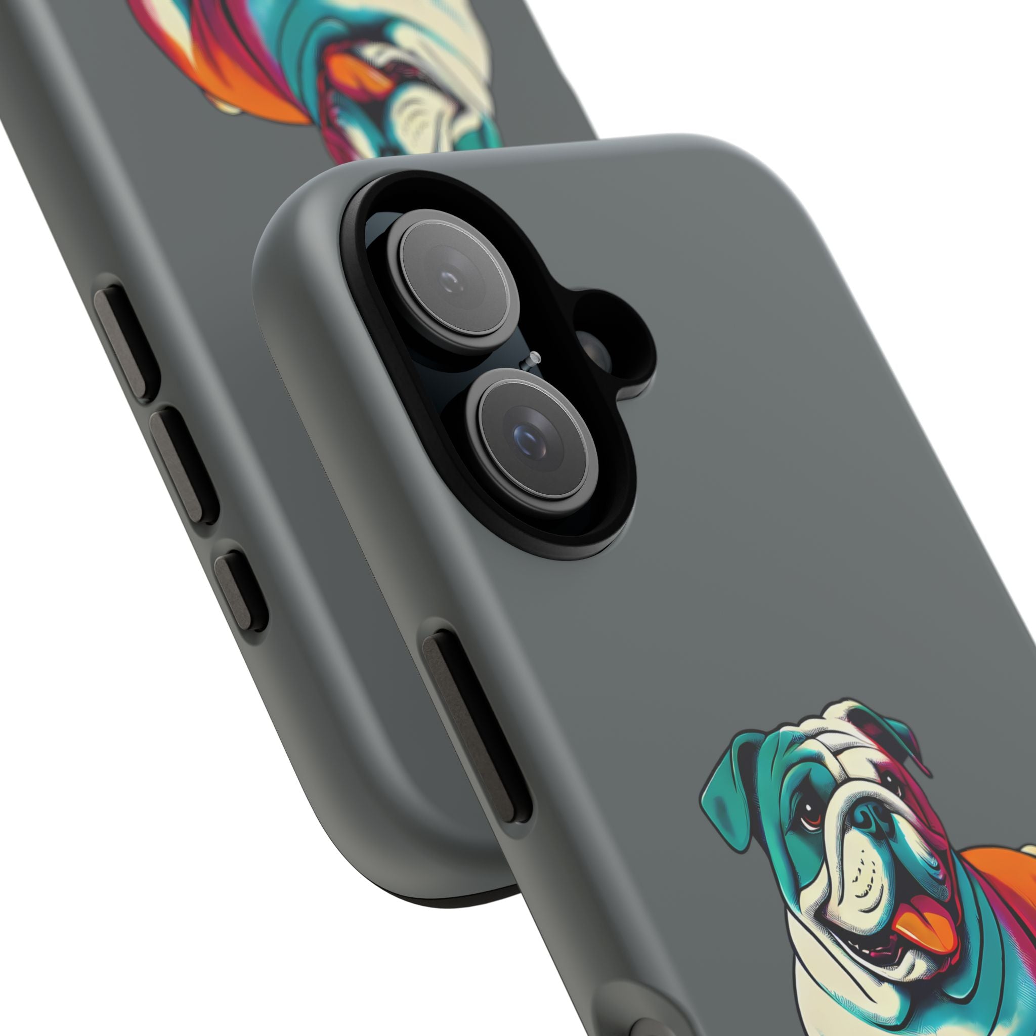 national pet day skateboard bulldog phone case for dog lovers