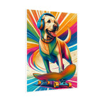 ational pet day dog poster - labrador retriever wall art for pet lovers