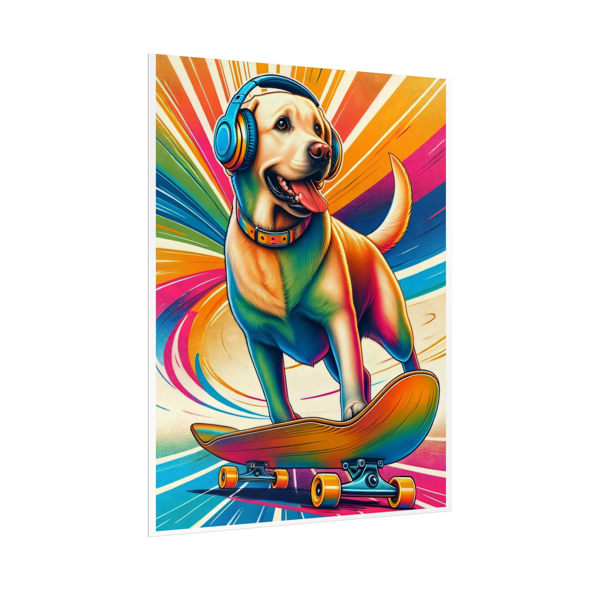 ational pet day dog poster - labrador retriever wall art for pet lovers