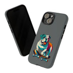 national pet day skateboard bulldog phone case for dog lovers