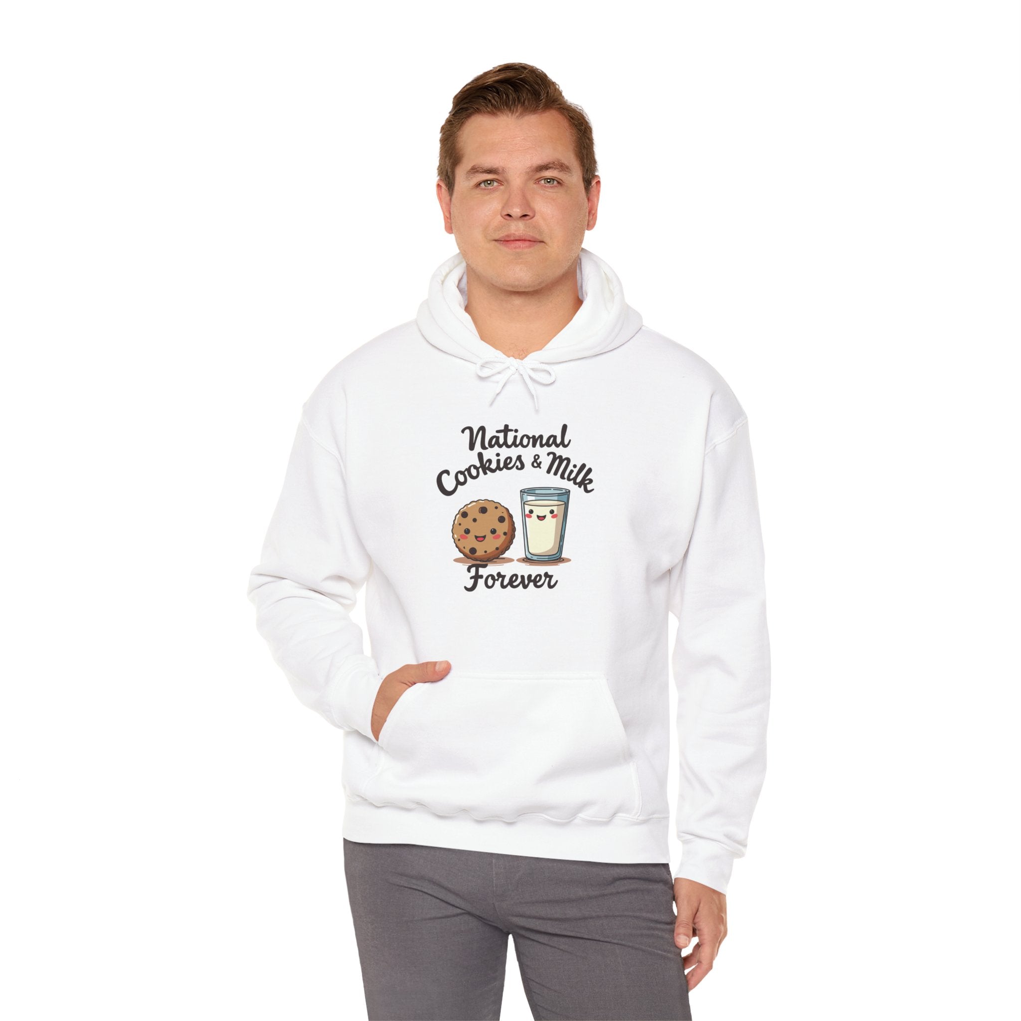 Cookie Milk Hoodie - Cozy Cute Cookie Lover Fun Gift Sweater