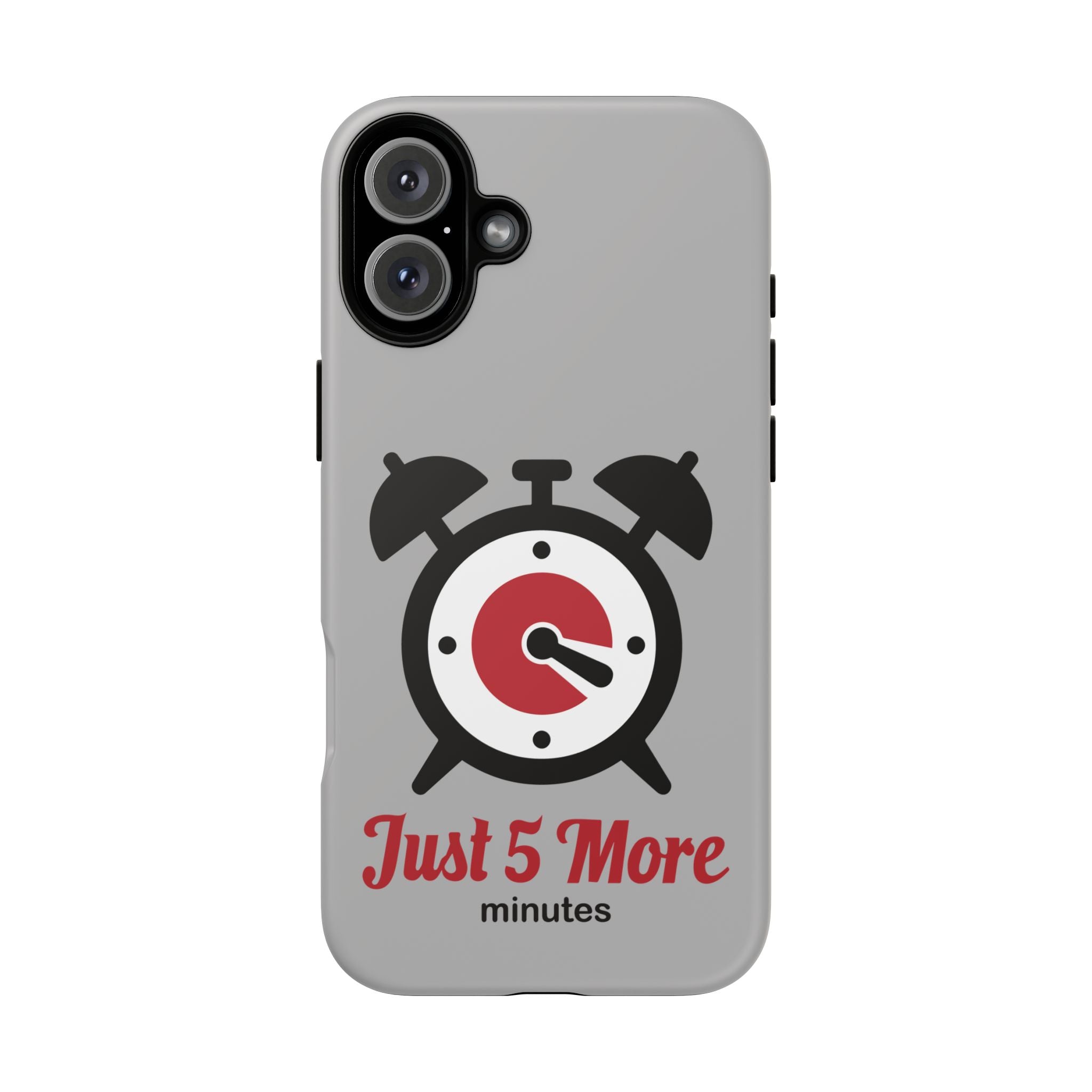world sleep day iPhone 16 case - "5 more minutes" funny gift