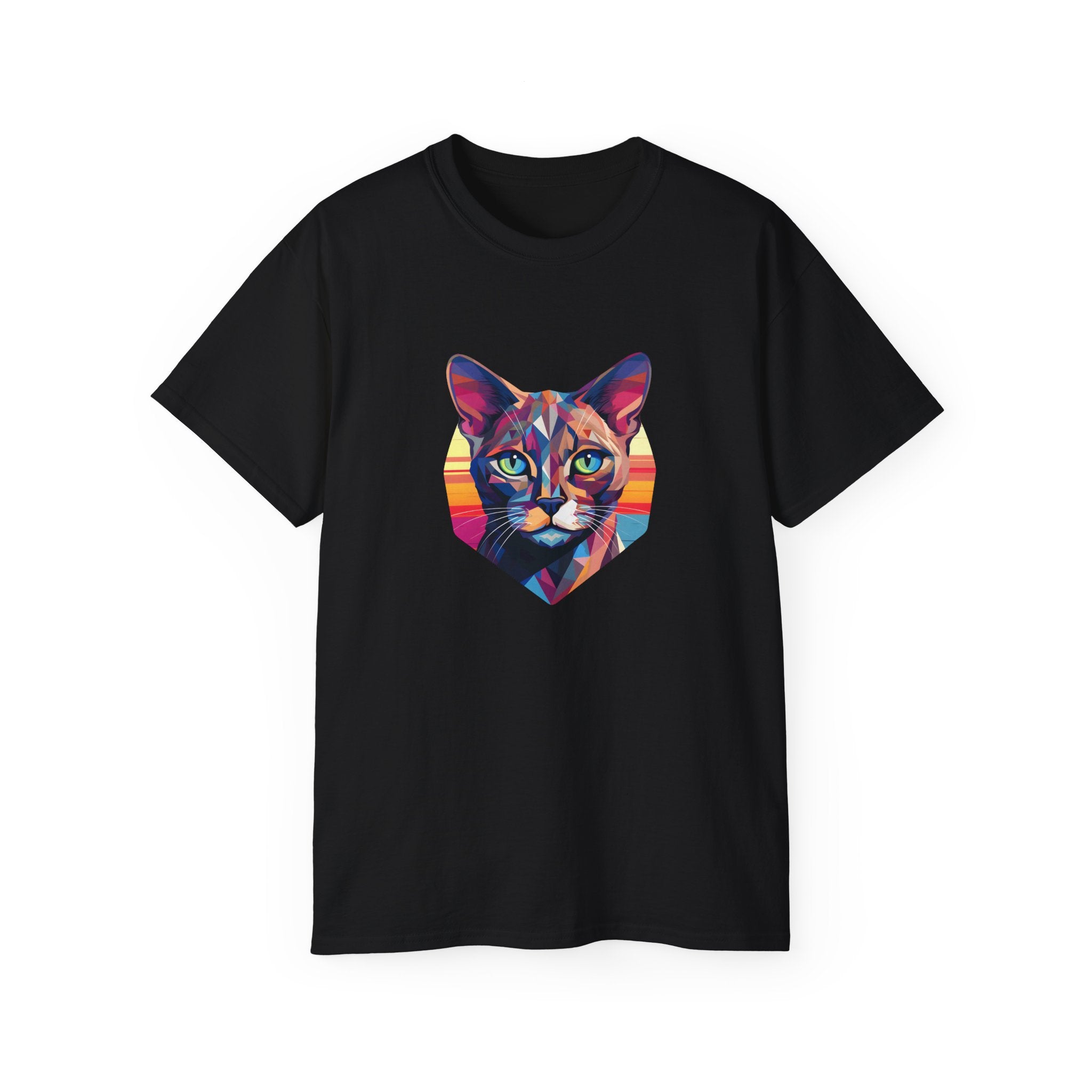 Cat Portrait Tee - Unisex T-Shirt for Cat Lovers