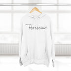 Wireframe Horse Hoodie - Three-Panel Premium Fleece